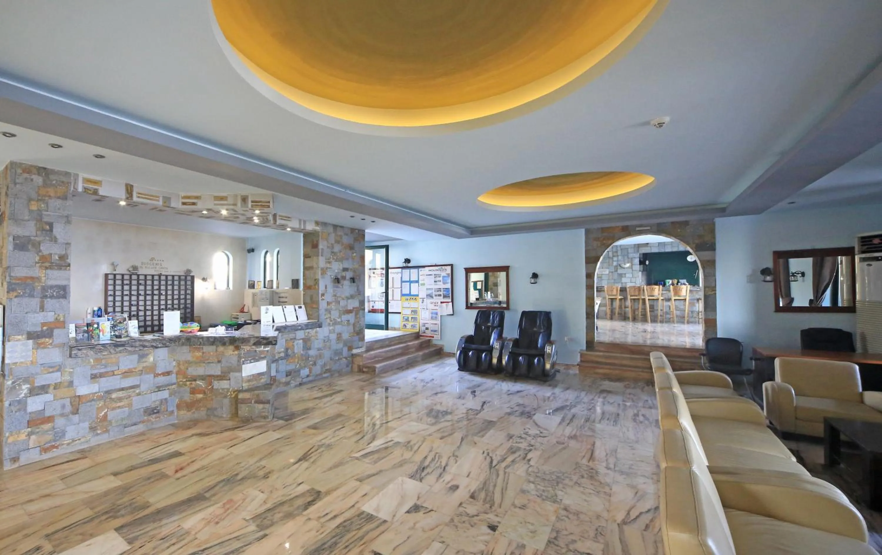 Lobby or reception in Diogenis Blue Palace