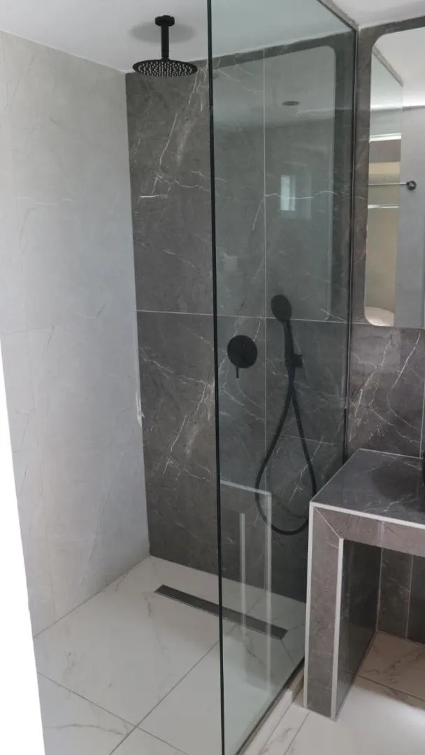 Shower in Diogenis Blue Palace