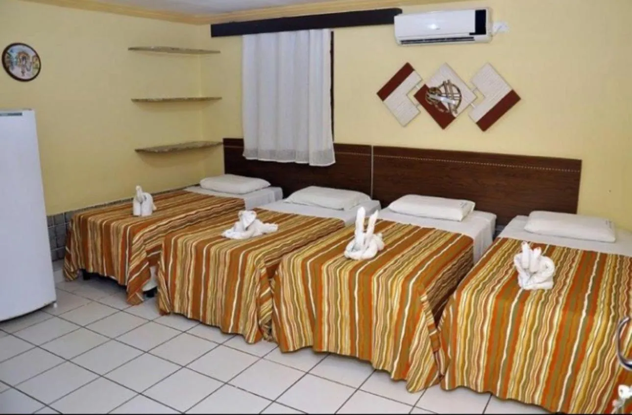 Bed in Pousada Familly Porto de Galinhas