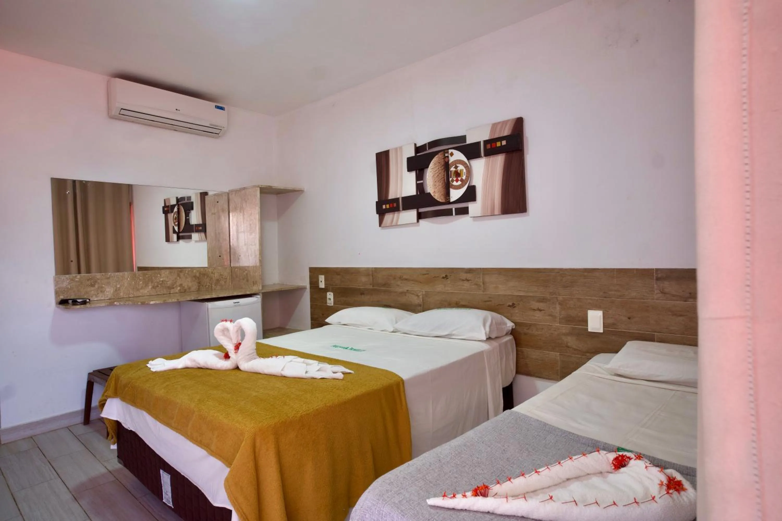 Bed in Pousada Familly Porto de Galinhas