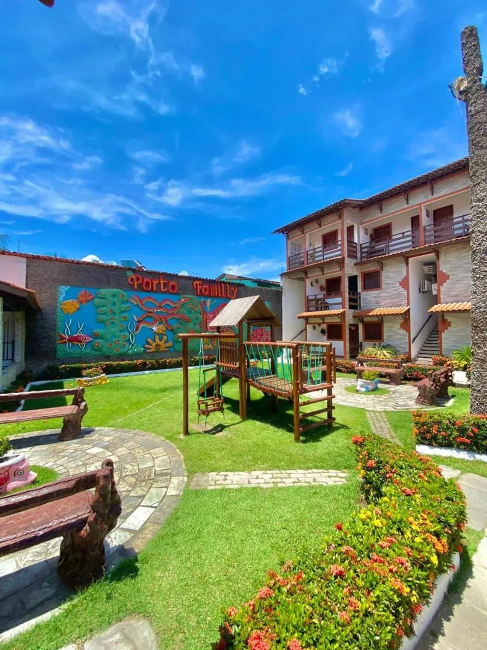Garden in Pousada Familly Porto de Galinhas