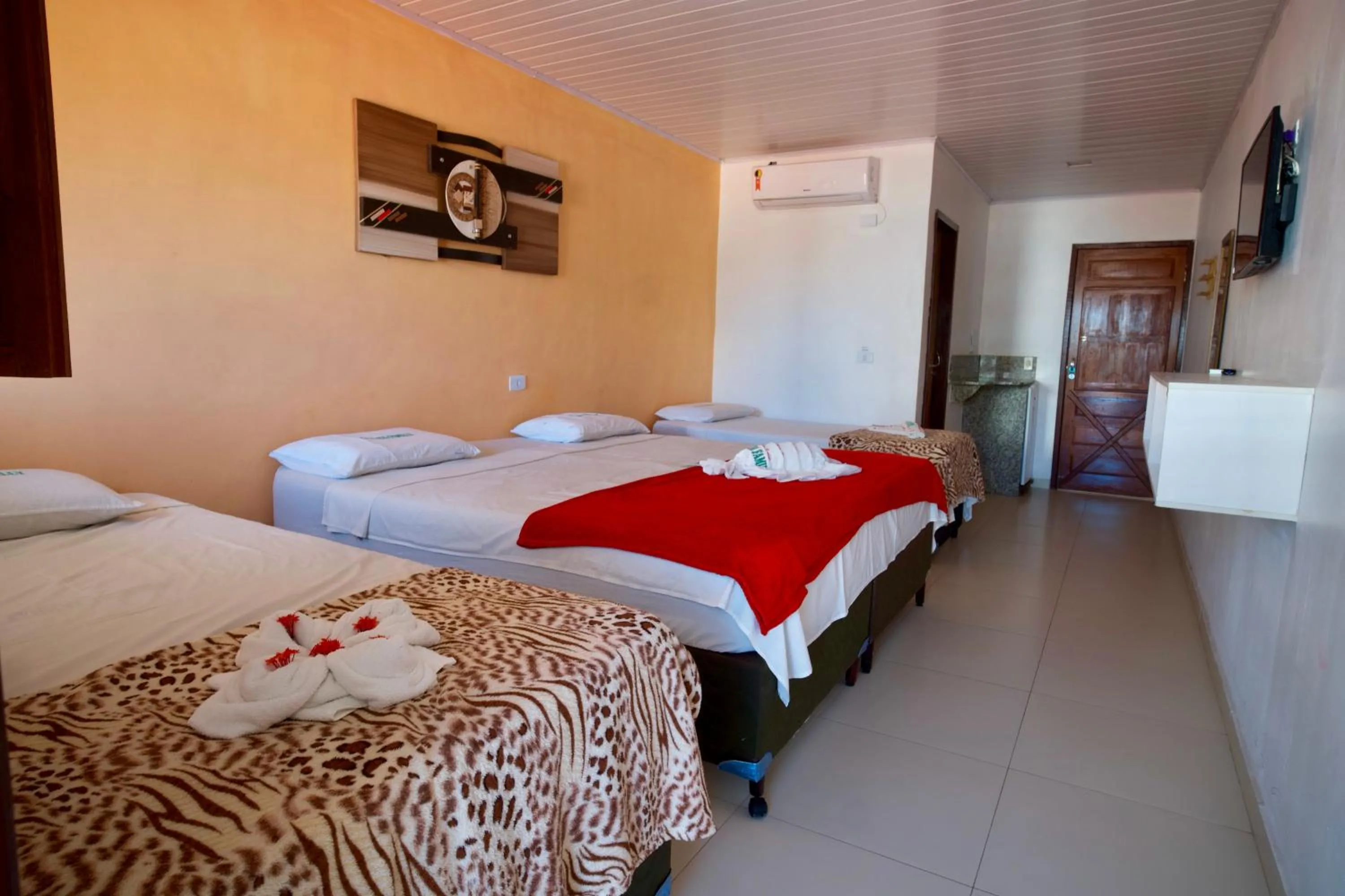 Bed in Pousada Familly Porto de Galinhas