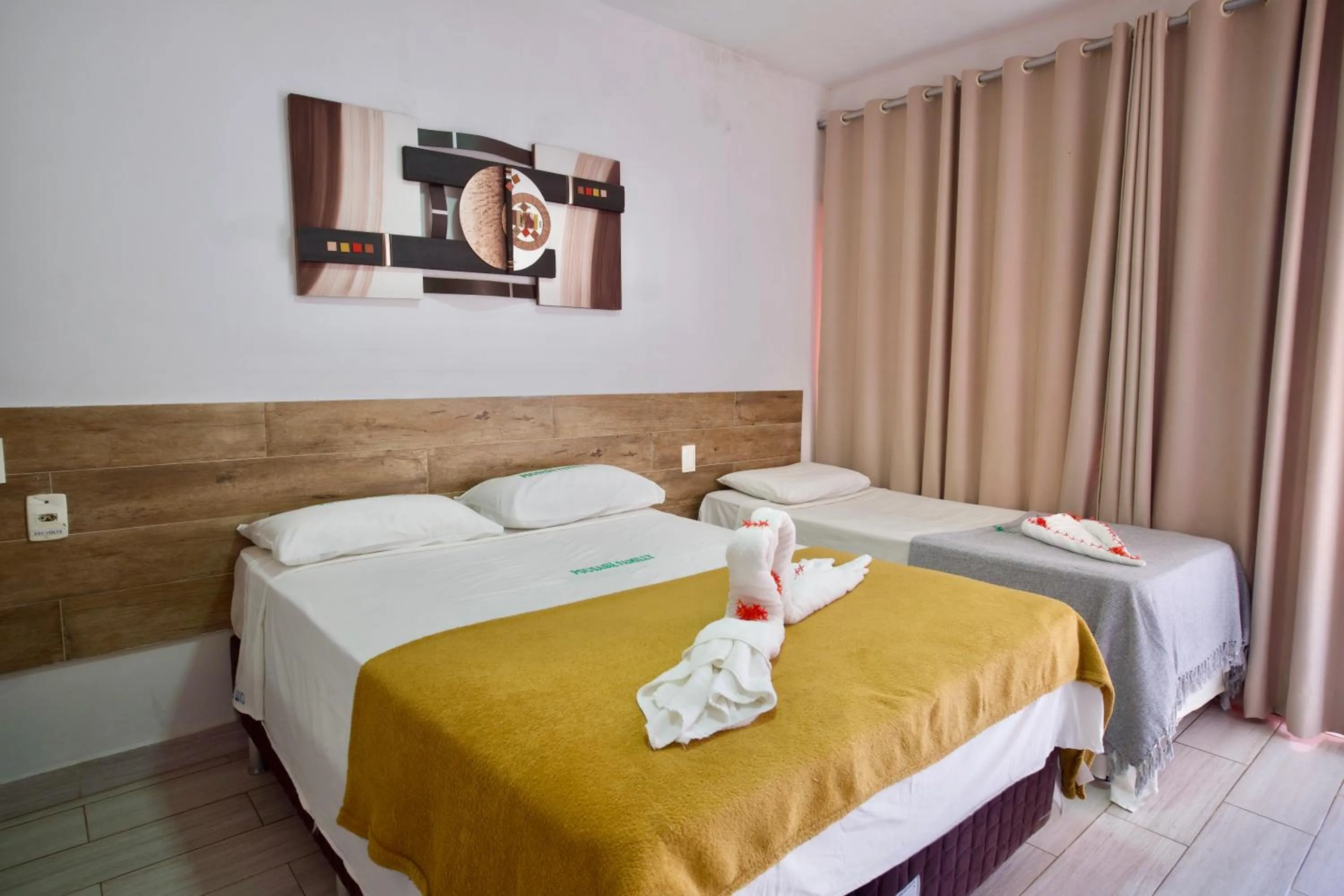 Bed in Pousada Familly Porto de Galinhas