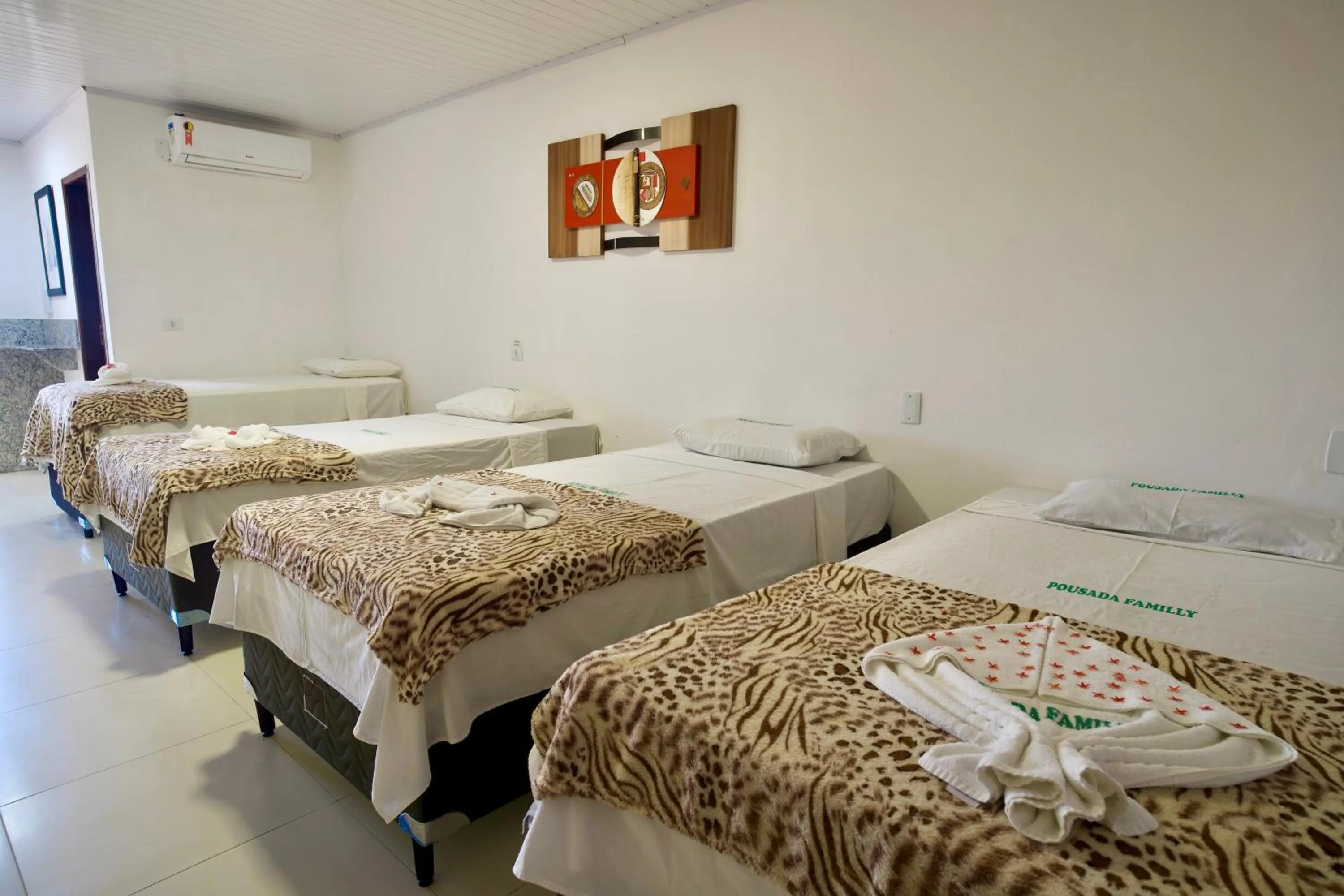 Bed in Pousada Familly Porto de Galinhas