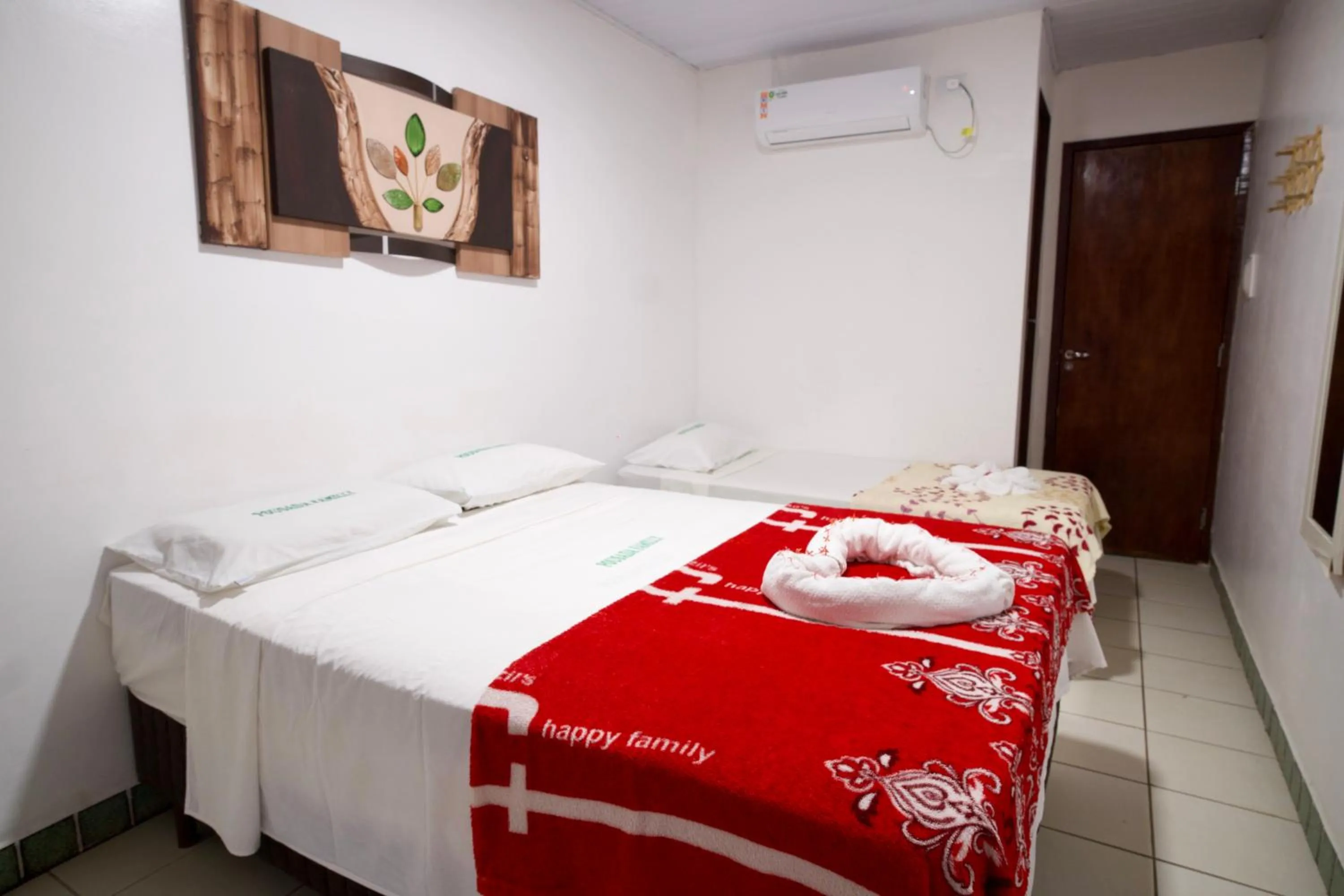 Bed in Pousada Familly Porto de Galinhas