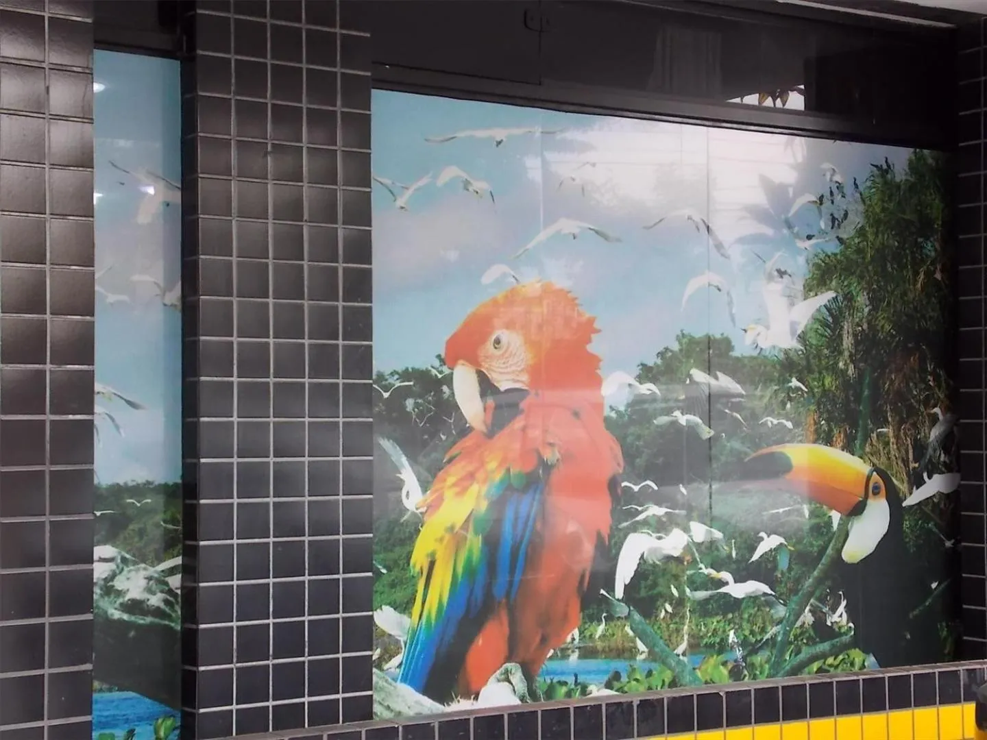 Decorative detail in Hotel Rota do Pantanal