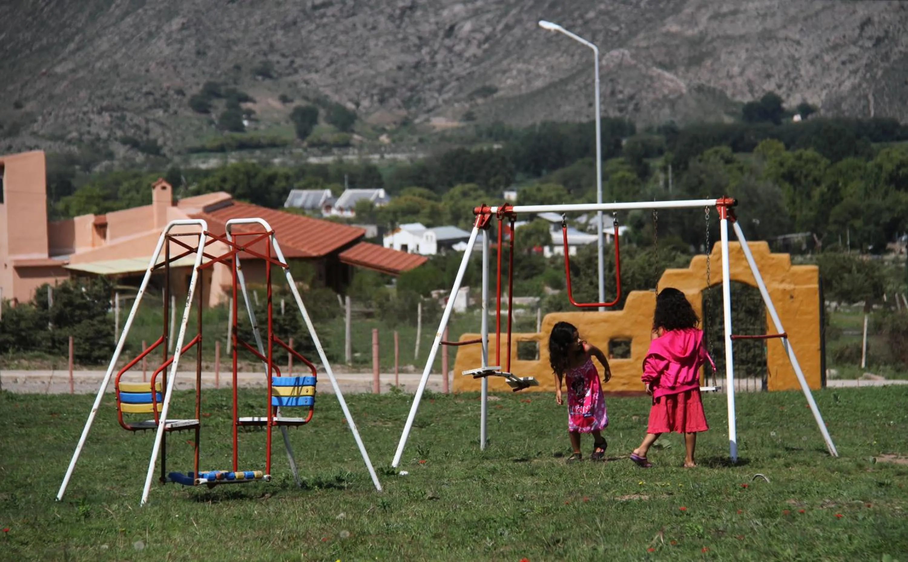 Children play ground in Posada La Guadalupe