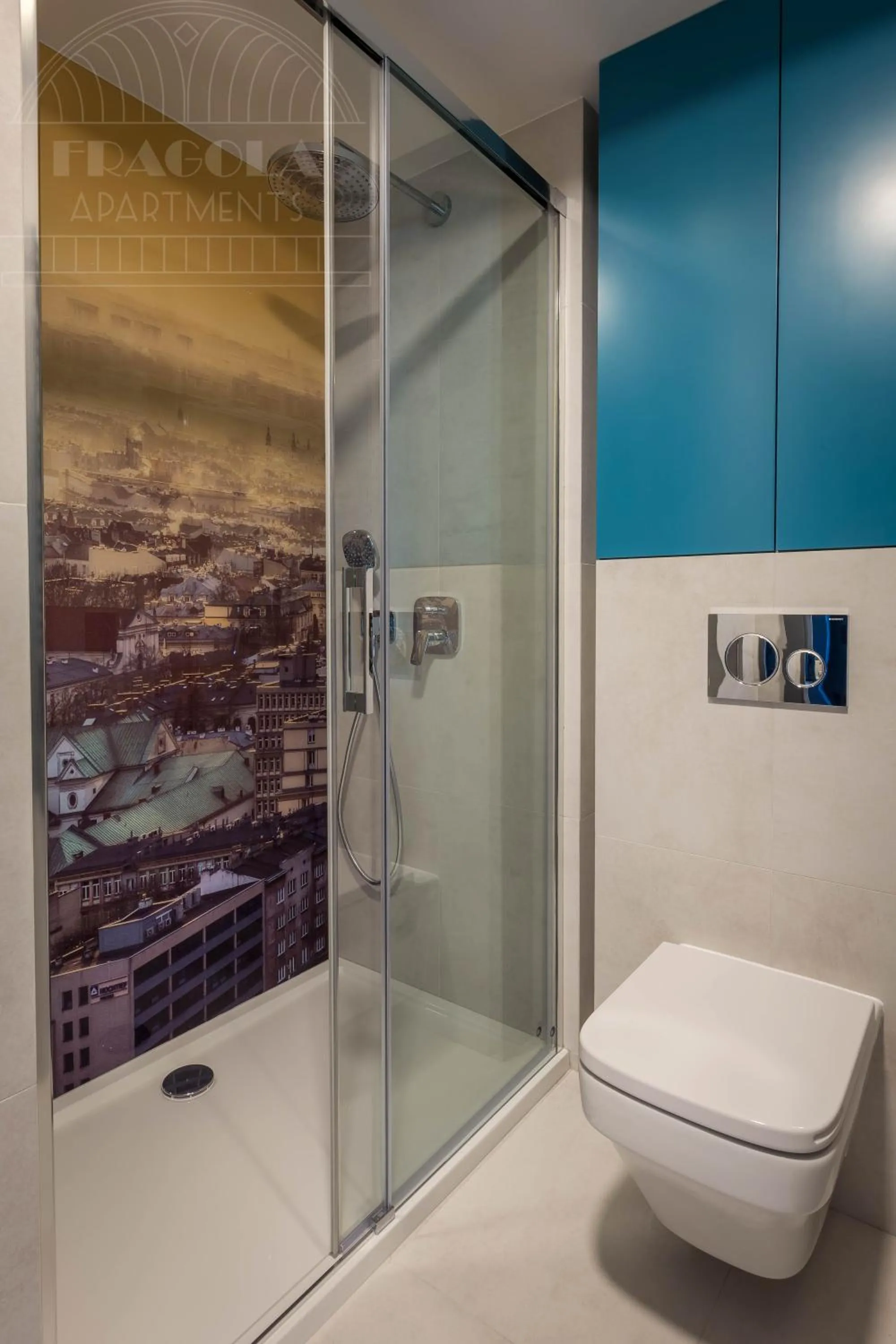 Toilet in Modern View of Planty Park