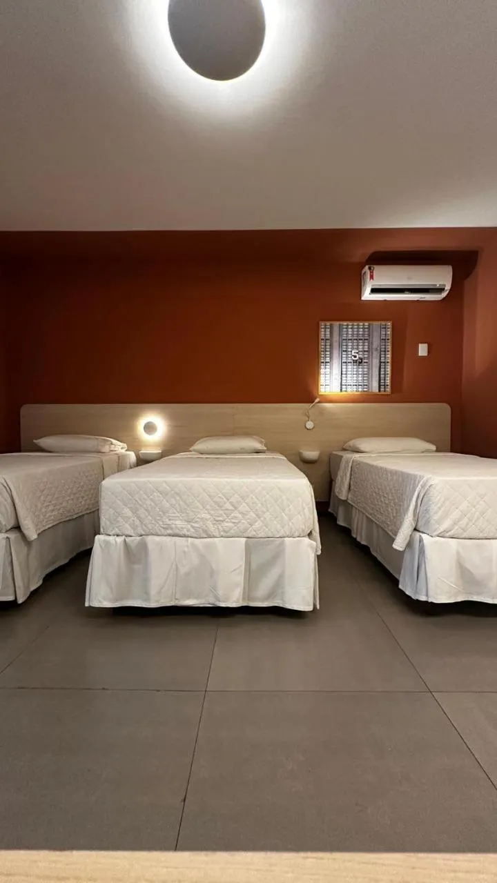 Bed in Hotel São Domingos