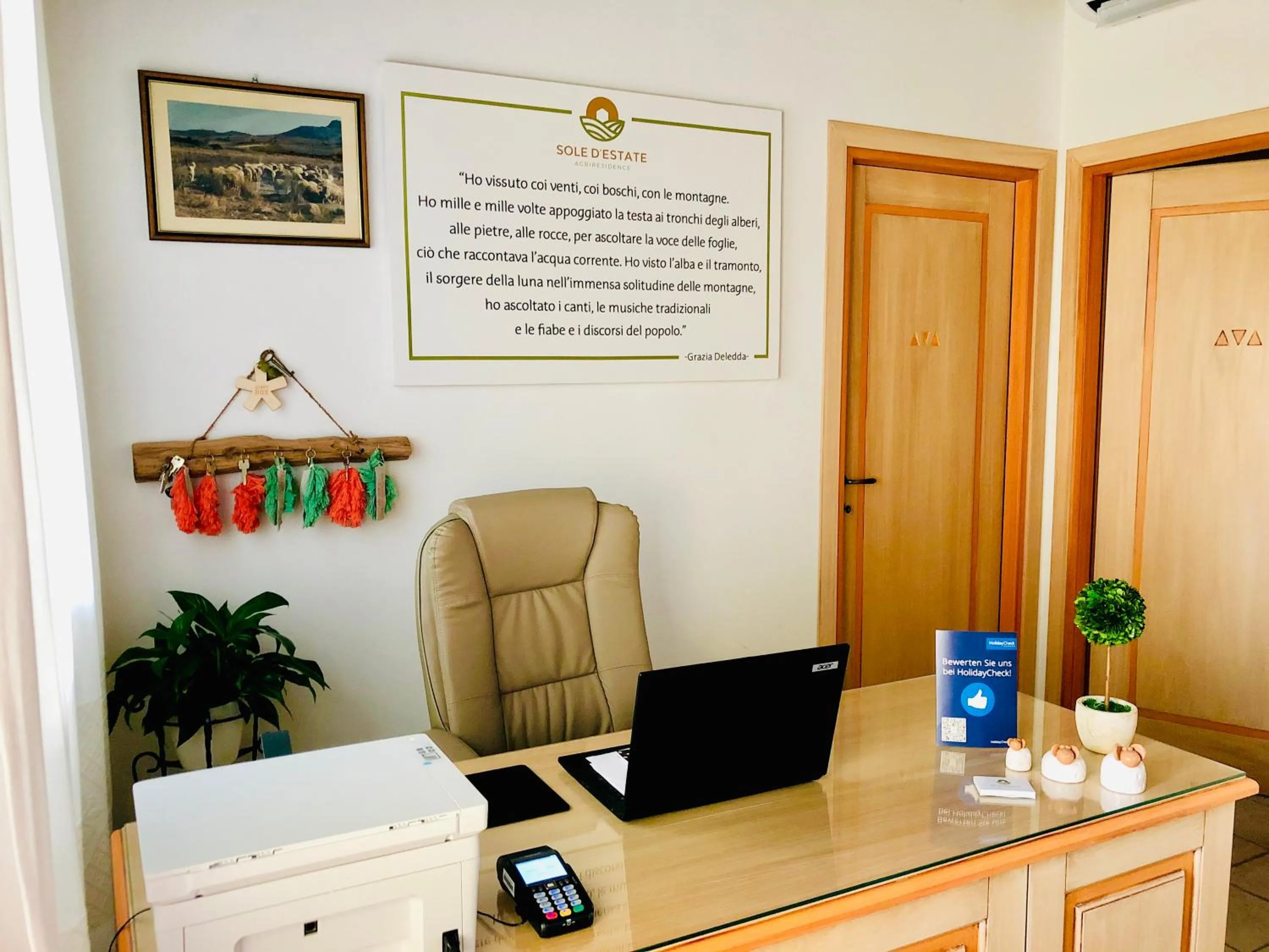 Lobby or reception in Sole d'Estate Agriresidence