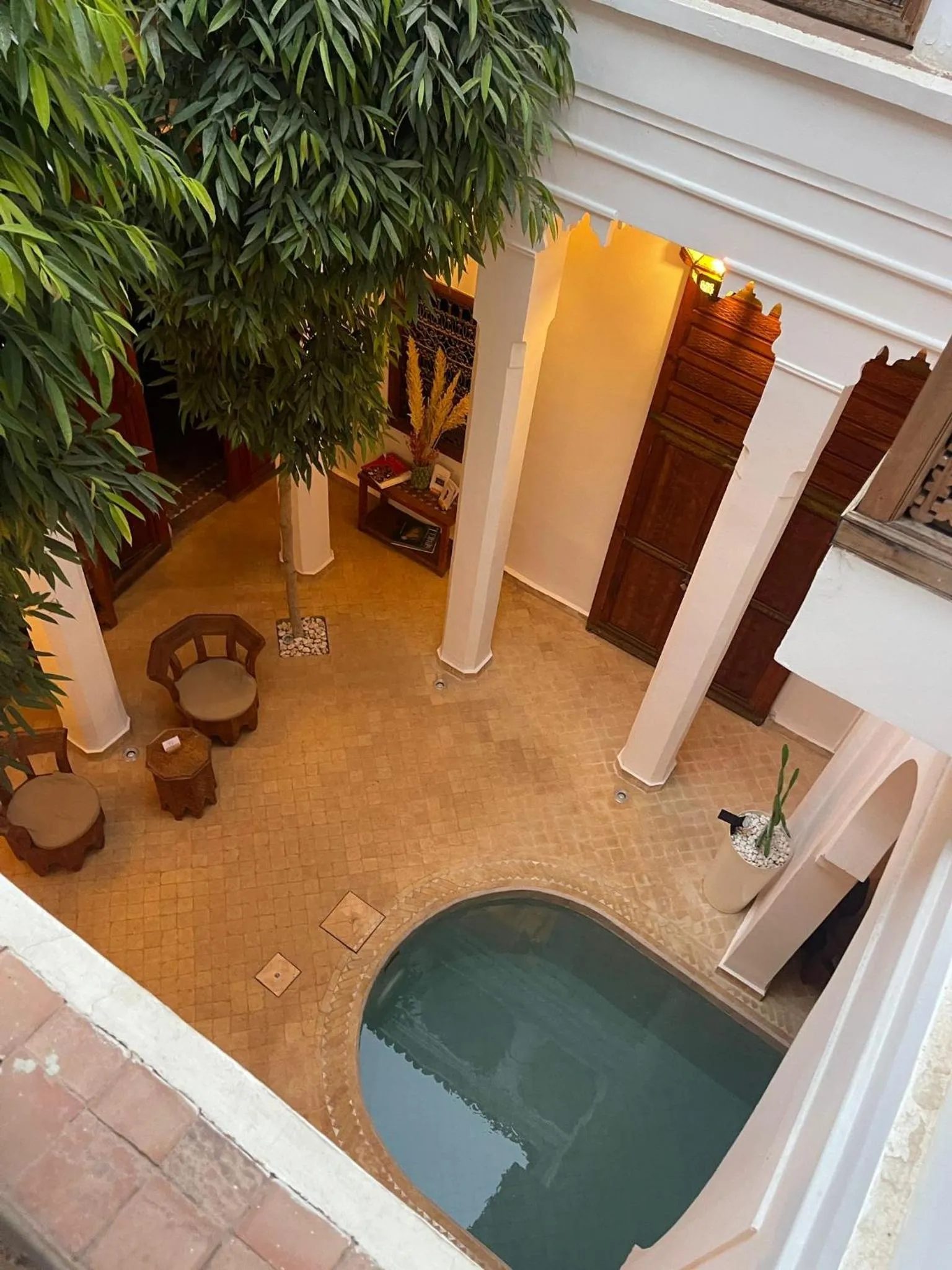 Patio in Riad Chameau FDC Hôtel SPA