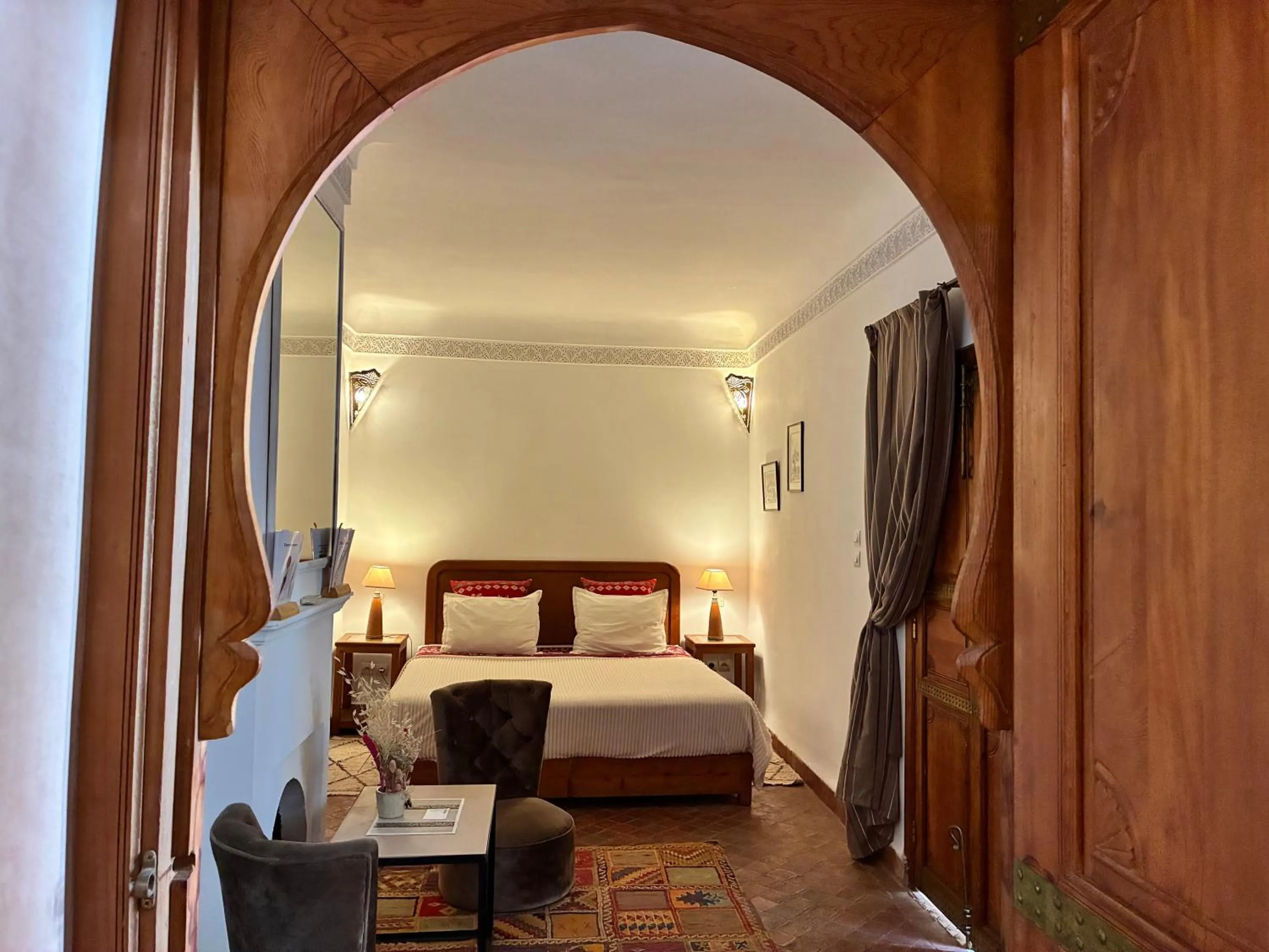 Bed in Riad Chameau FDC Hôtel SPA