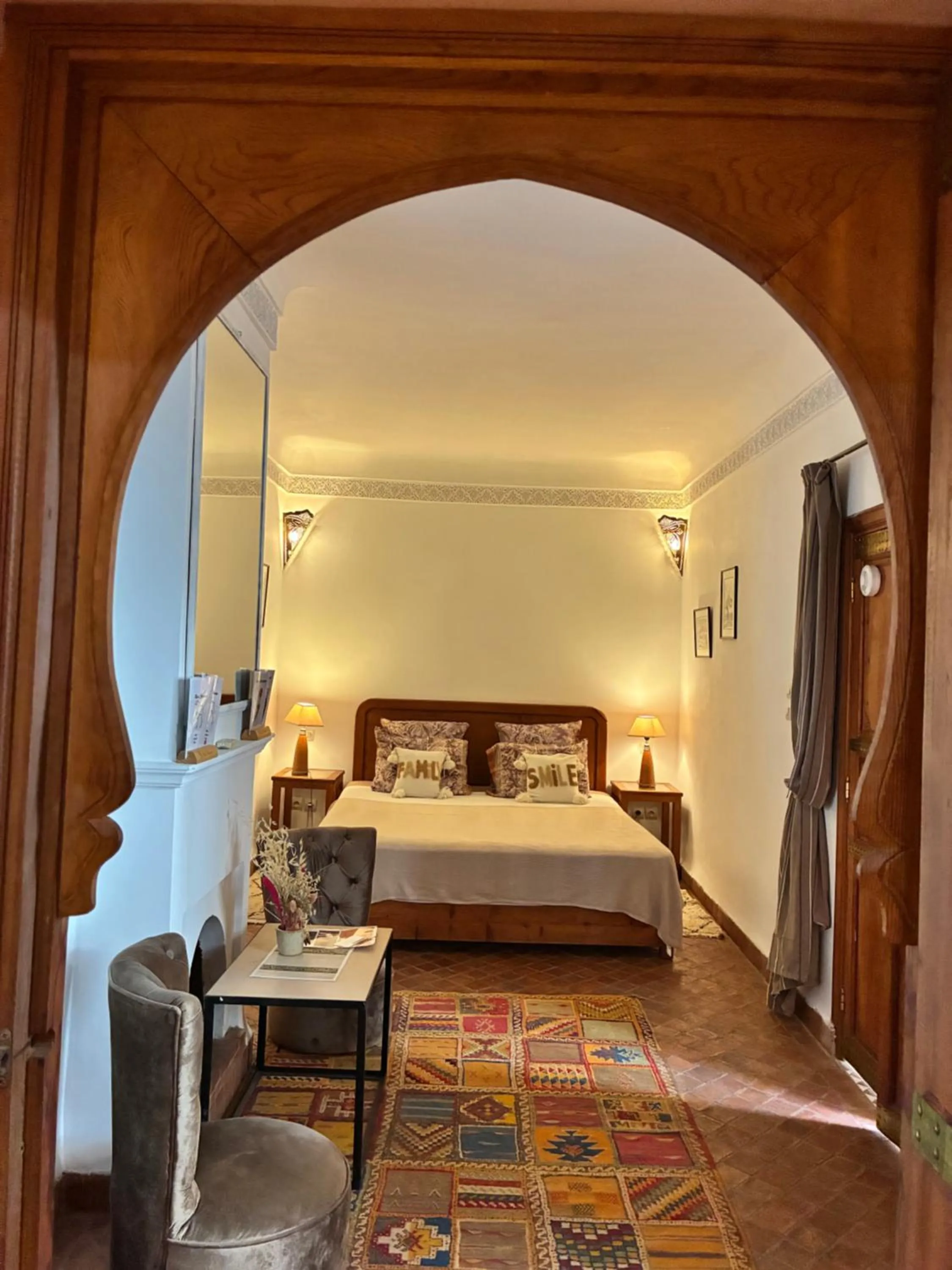 Bed in Riad Chameau FDC Hôtel SPA