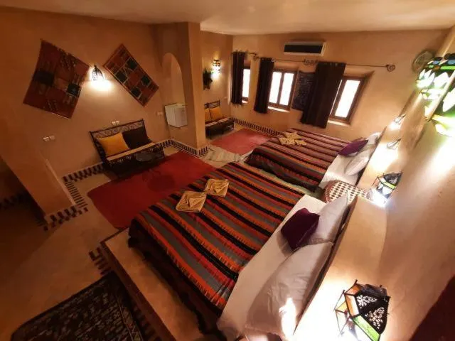 Bed in Maison Merzouga Guest House