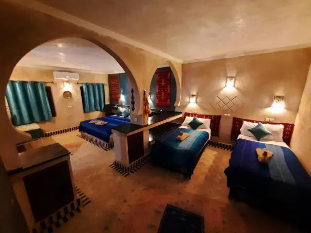Bed in Maison Merzouga Guest House