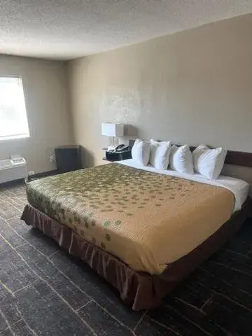 Bed in Rodeway Inn Bed in Rodeway Inn