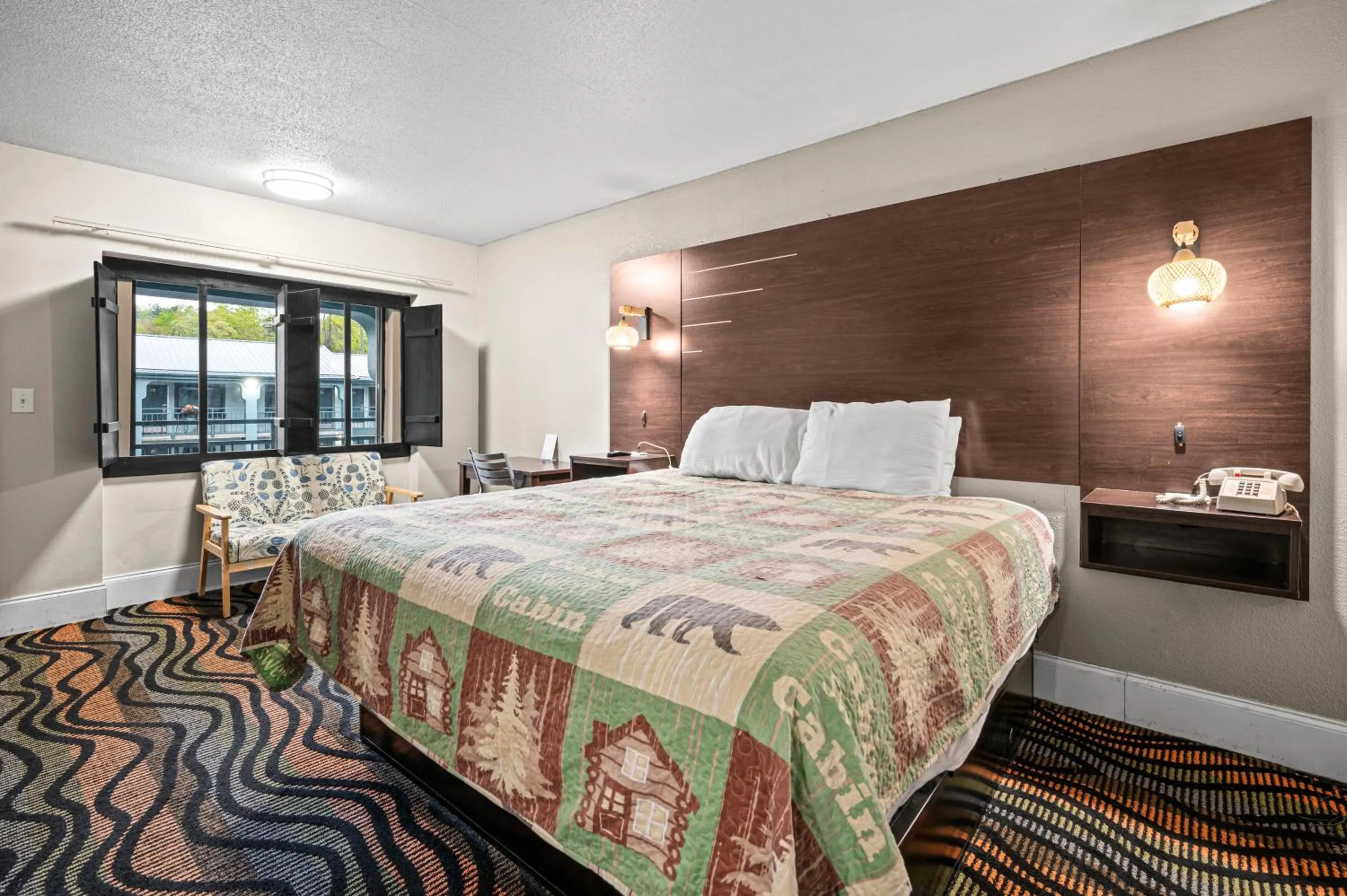 Bed in Country Town N' Suites