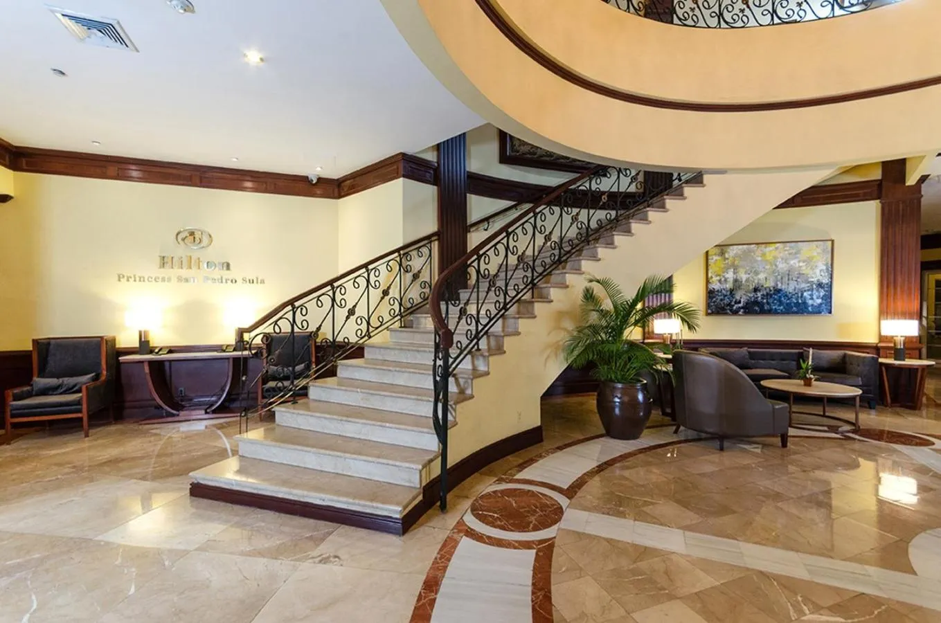 Lobby or reception in Hilton Princess San Pedro Sula