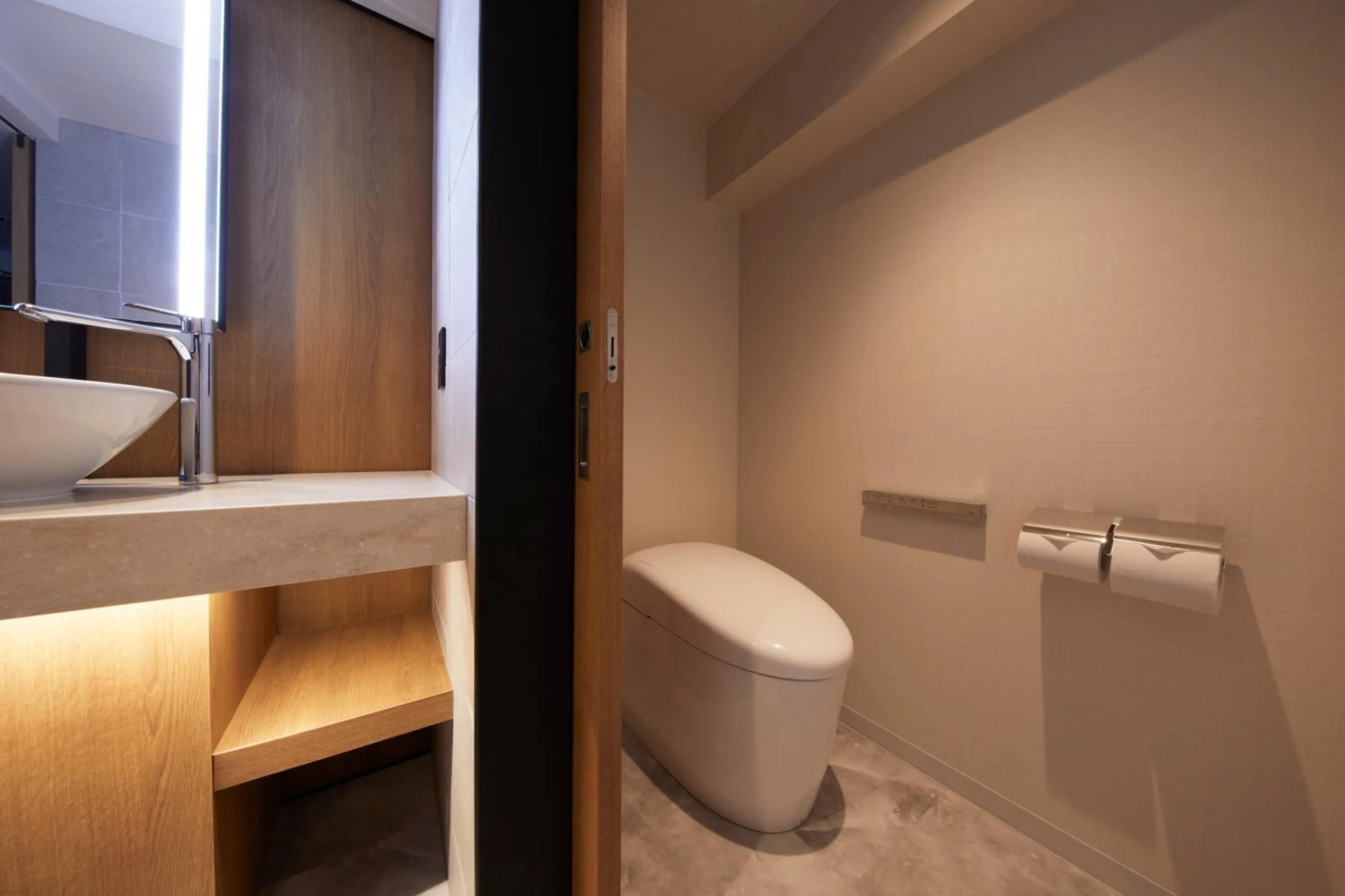 Toilet in Hotel Stelle Belle