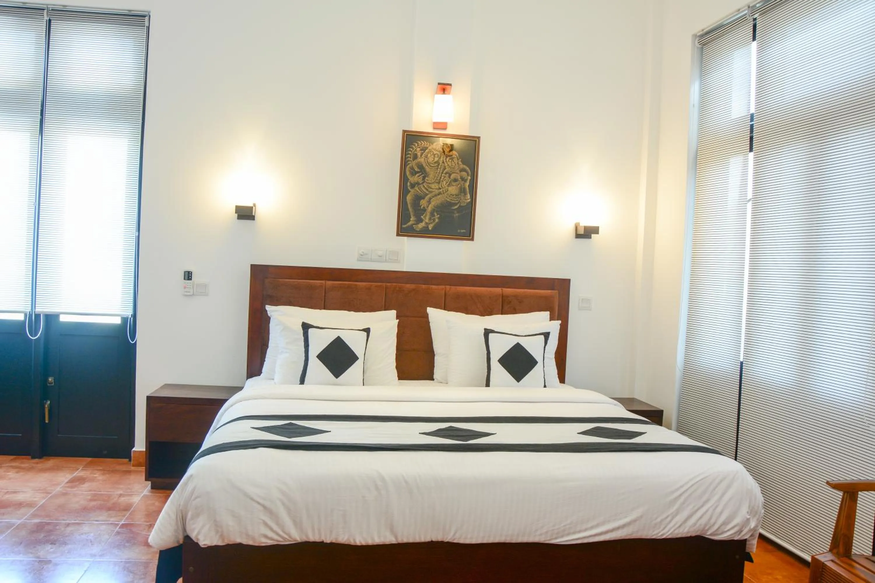 Bed in Villa Tissa Beach Resort