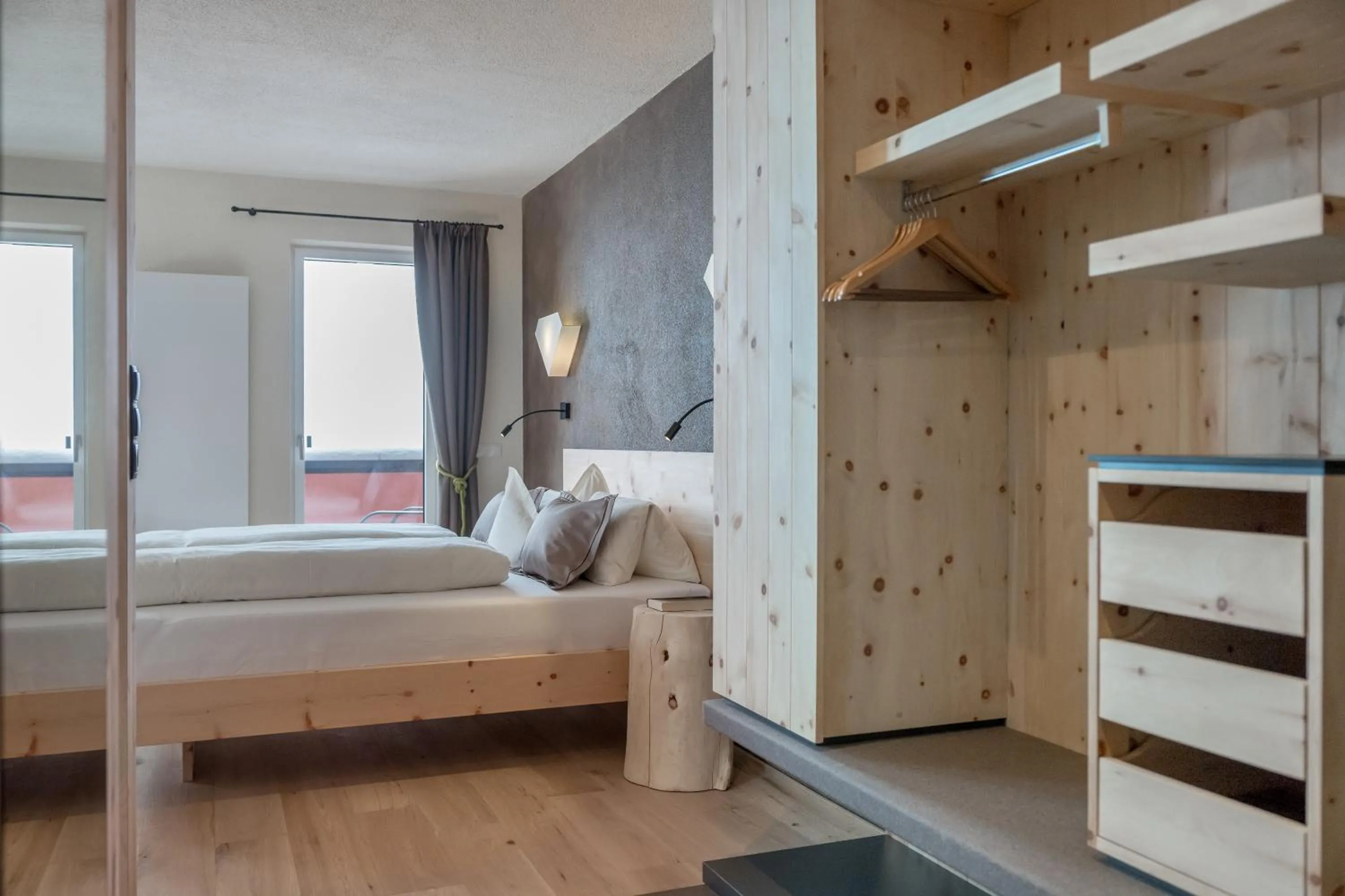 Bed in Hotel Garni Pirchhütt