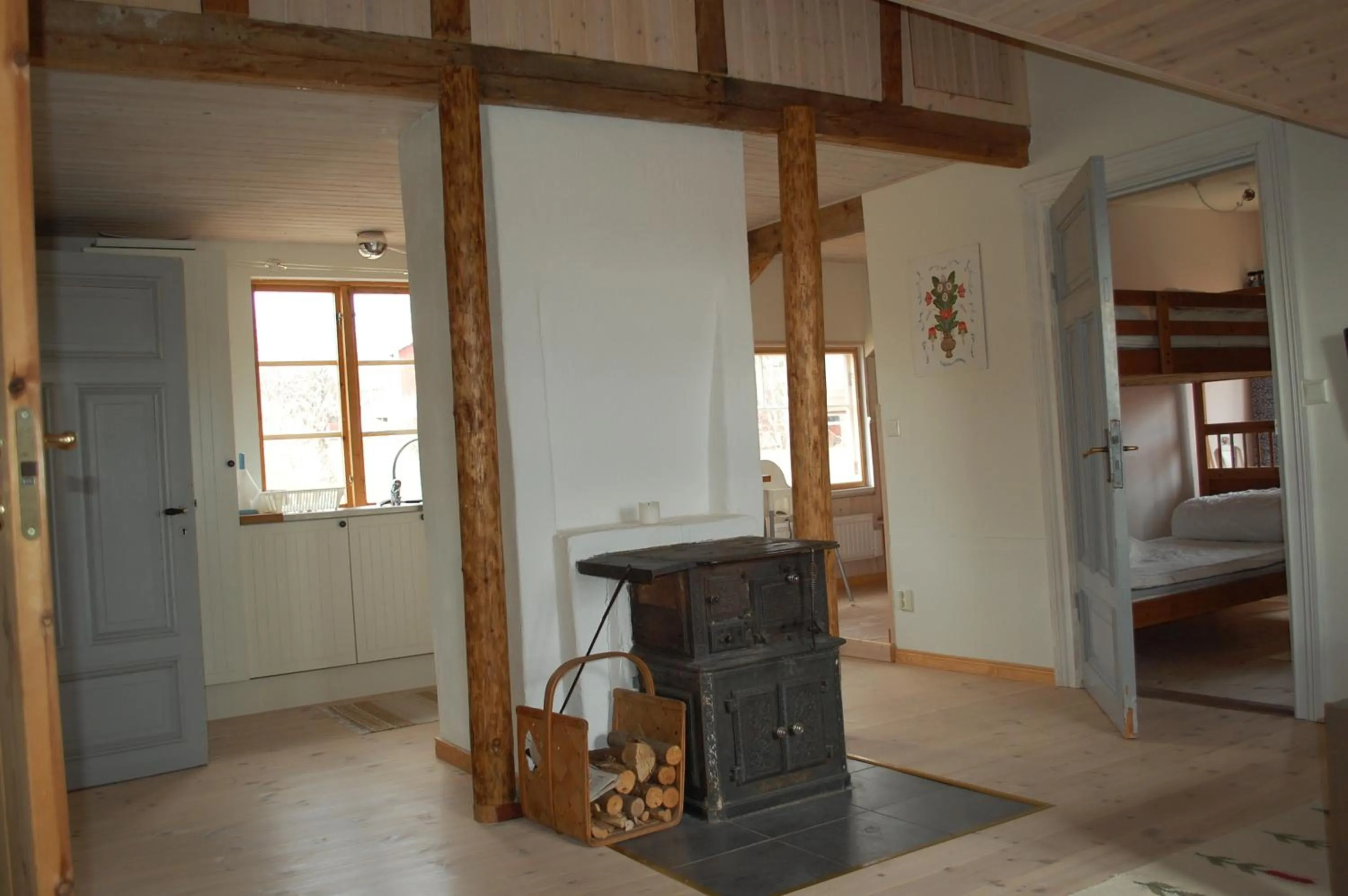 Communal lounge/ TV room in Backlund Boende i Dalarna