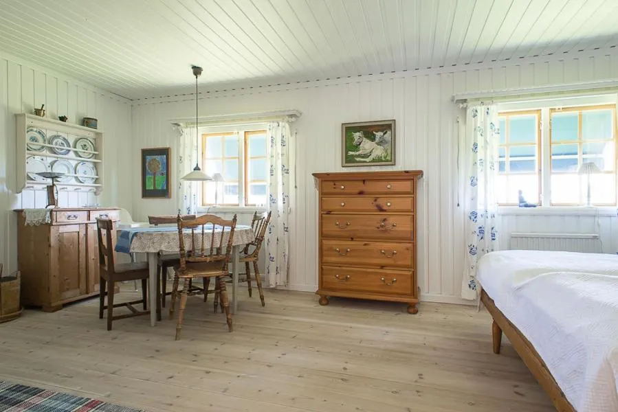 Dining area, Bed in Backlund Boende i Dalarna