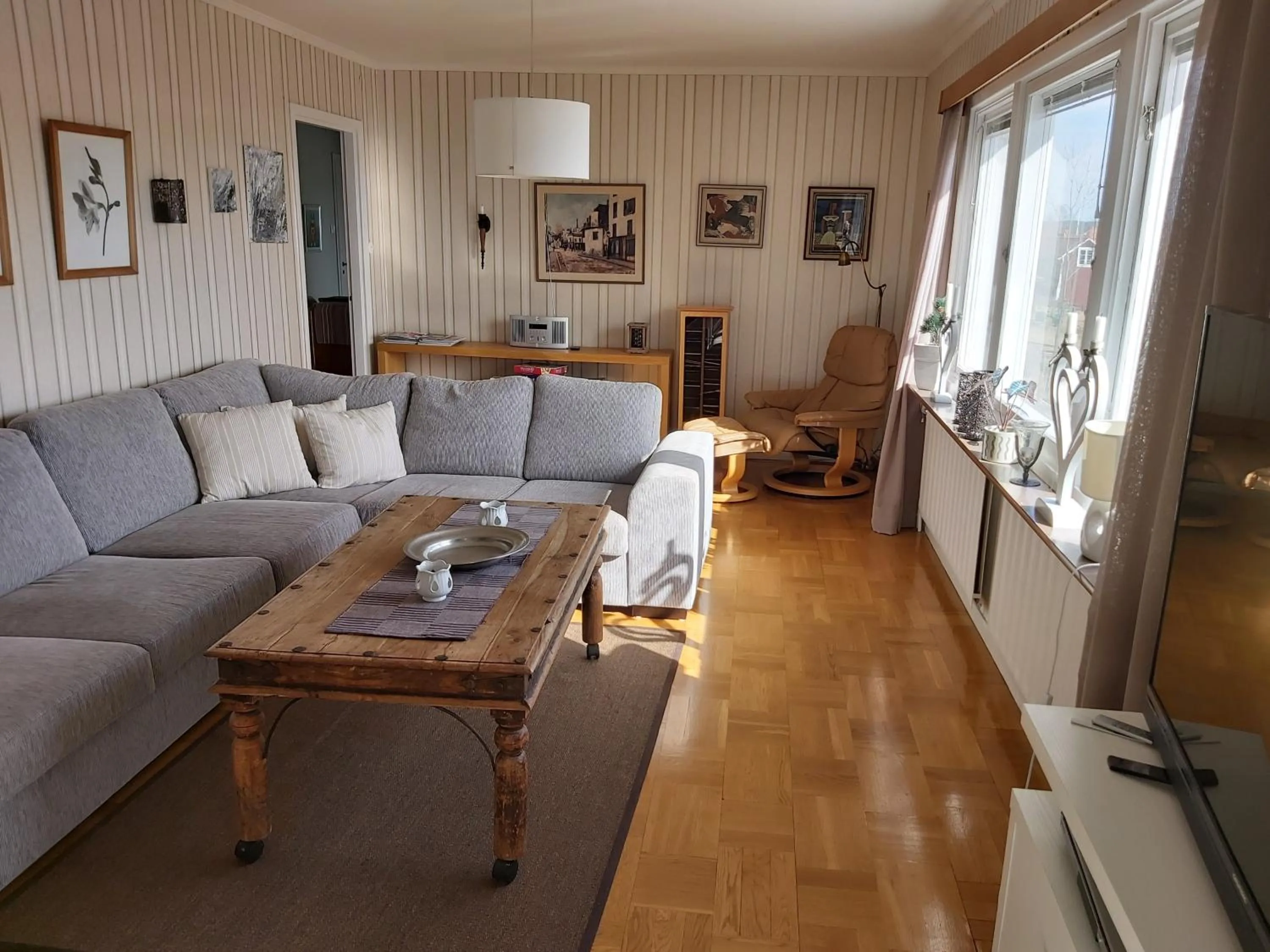Living room in Backlund Boende i Dalarna