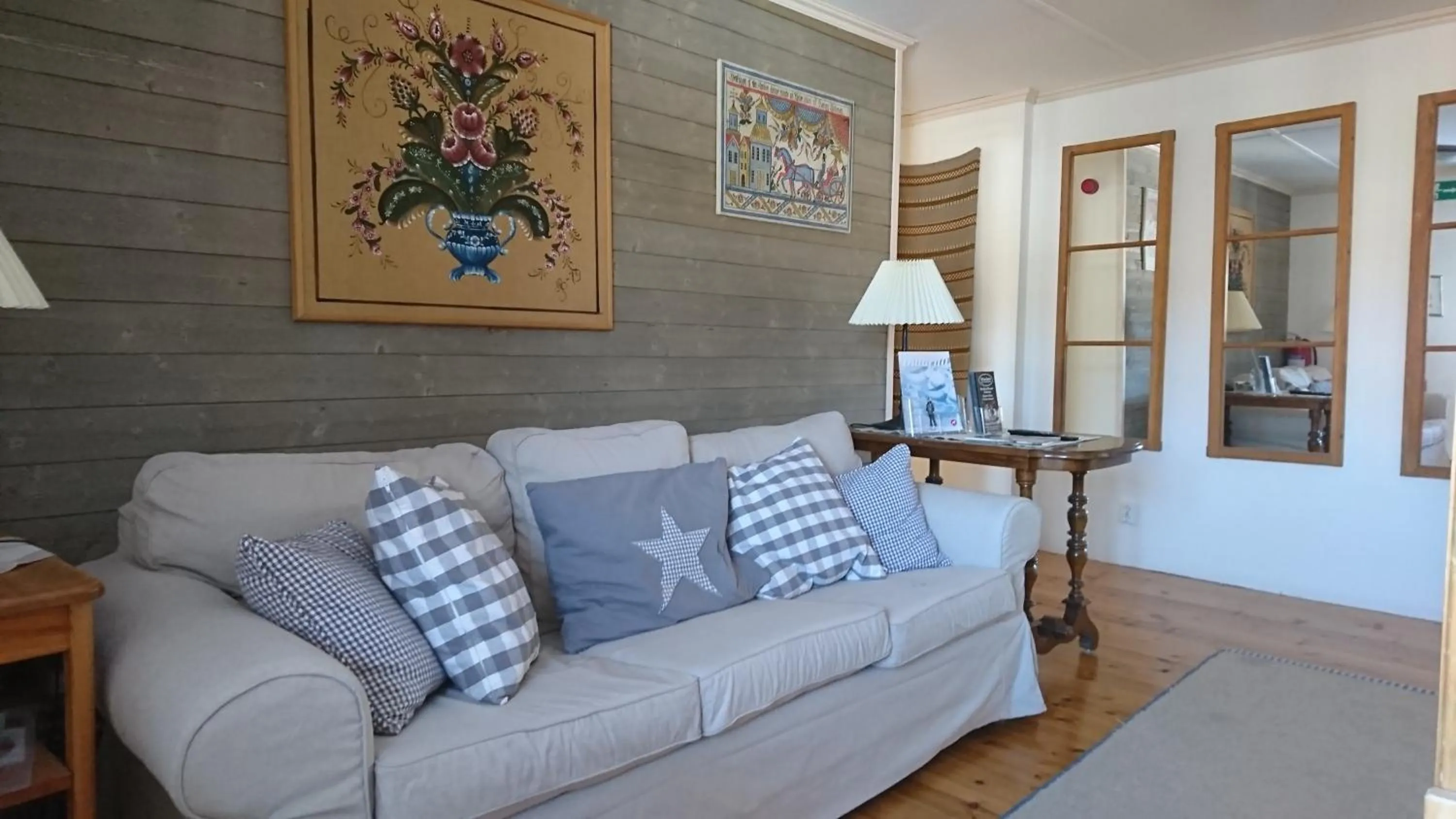 Seating area in Backlund Boende i Dalarna