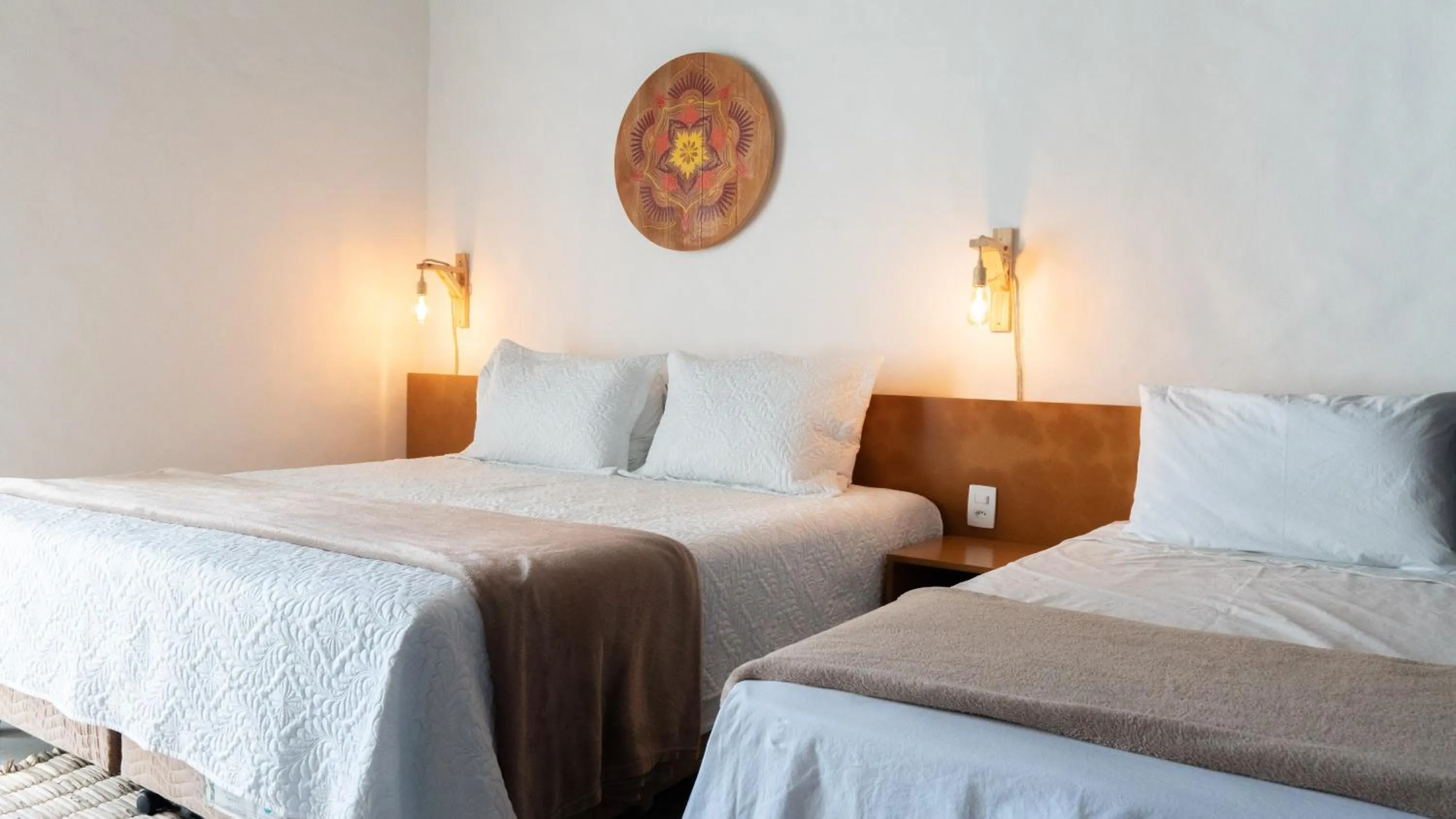 Bed in Pousada Rosa Tropicalia