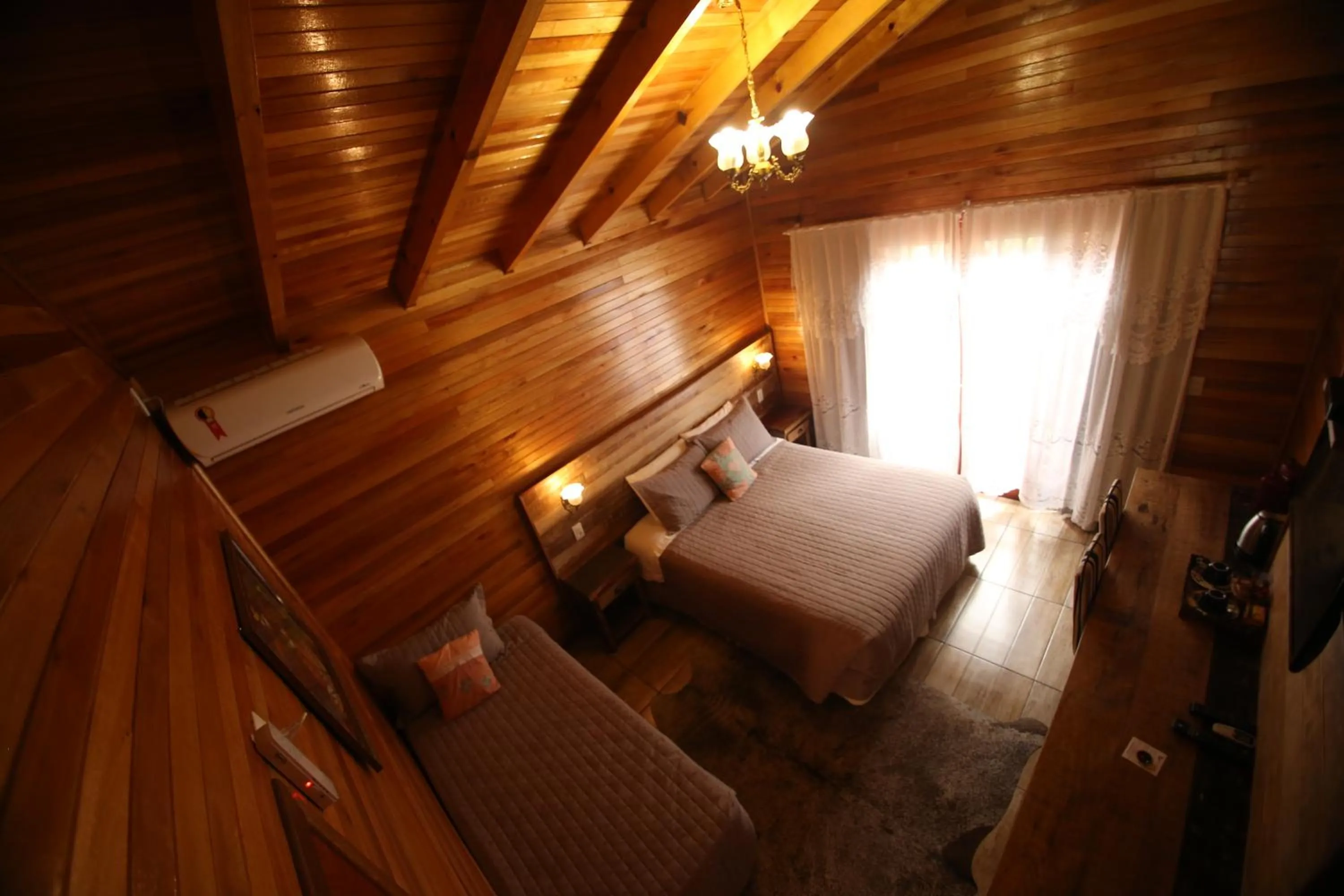 Bed in Pousada Vila dos Butias