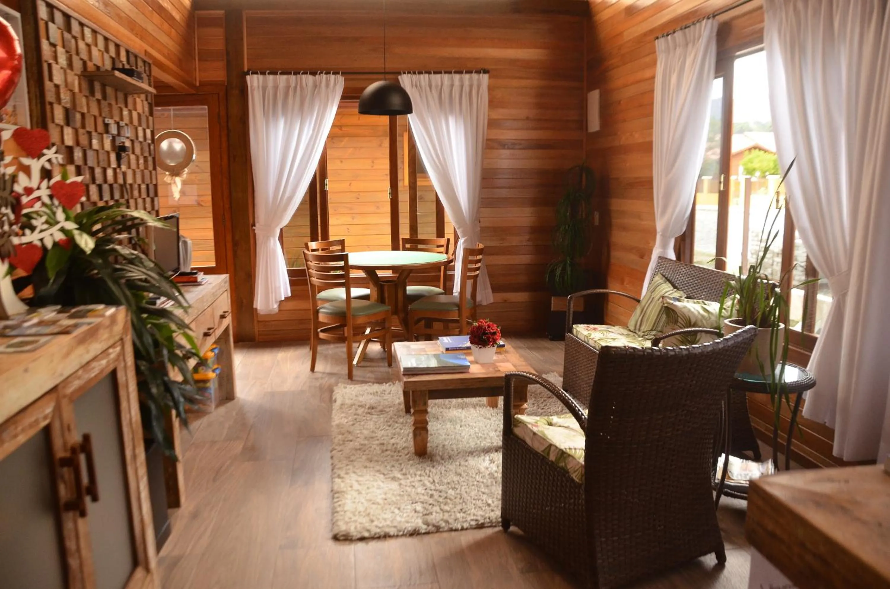Living room in Pousada Vila dos Butias
