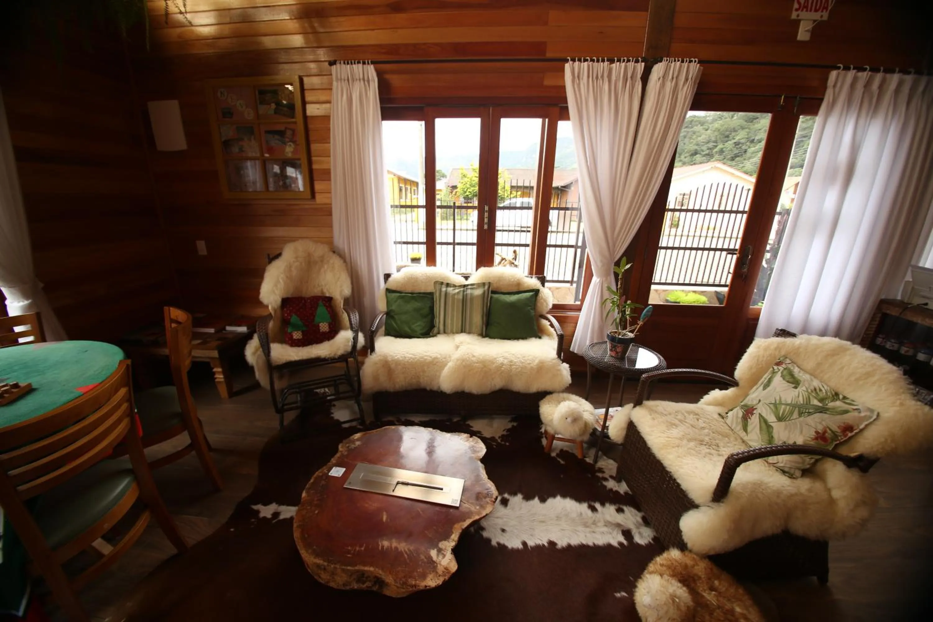 Living room in Pousada Vila dos Butias