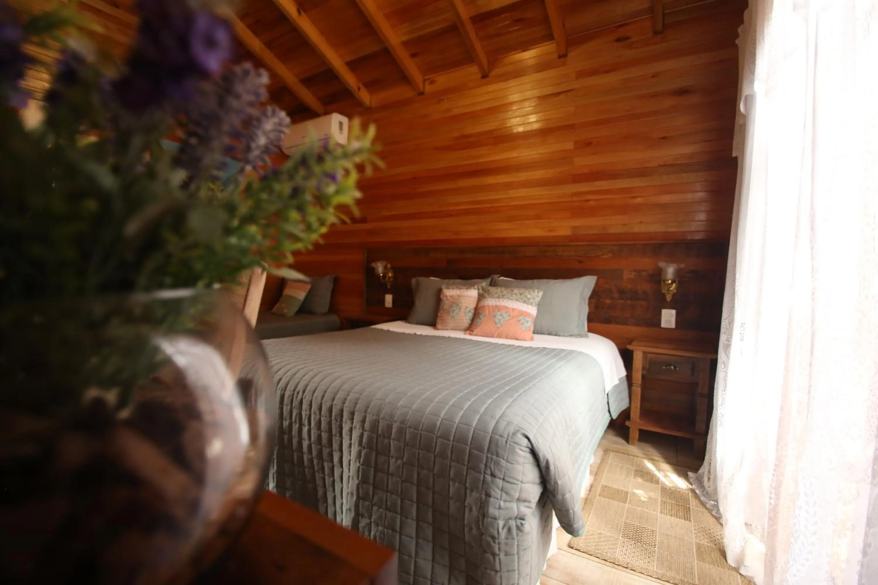 Bed in Pousada Vila dos Butias