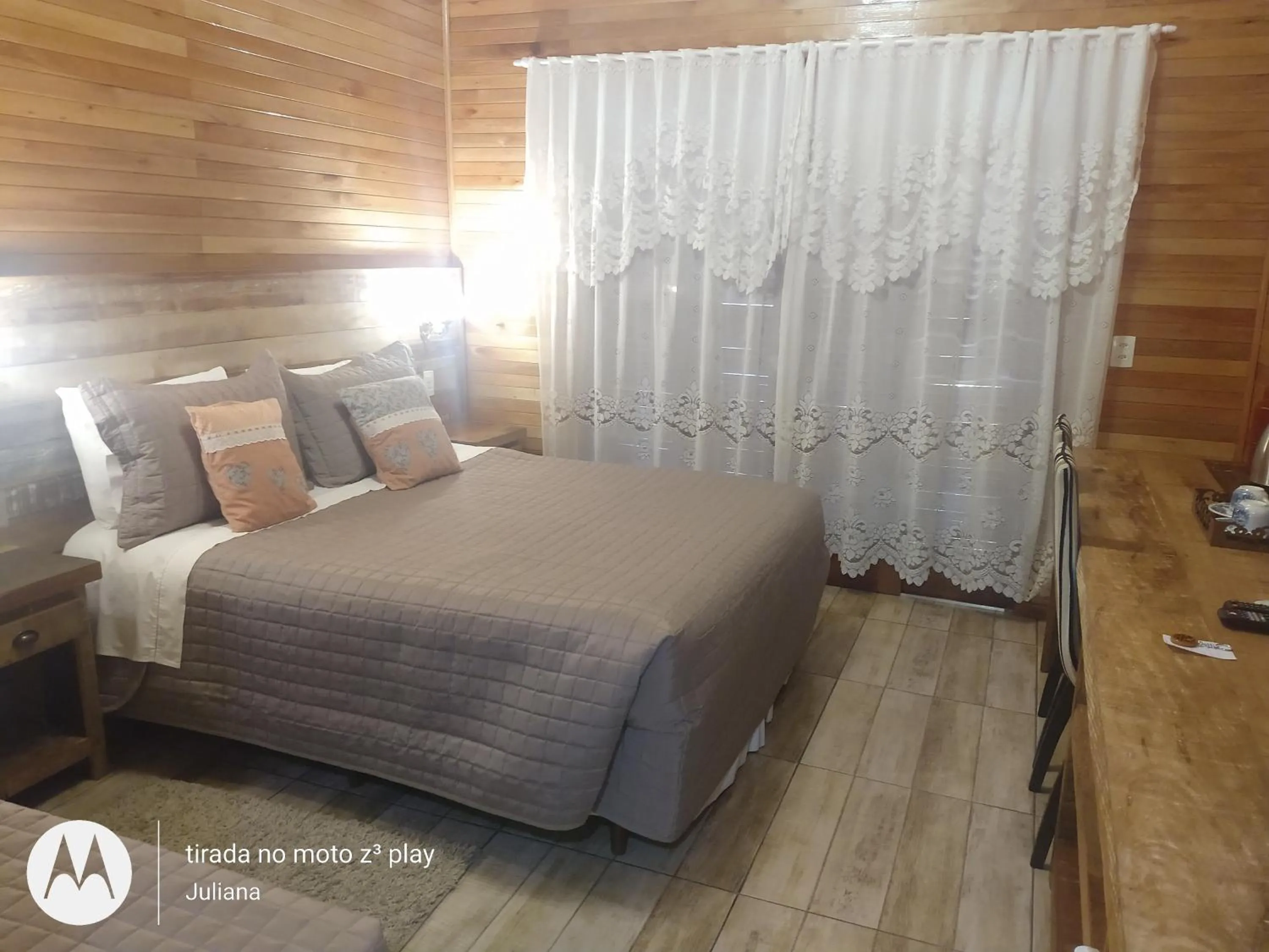Bed in Pousada Vila dos Butias