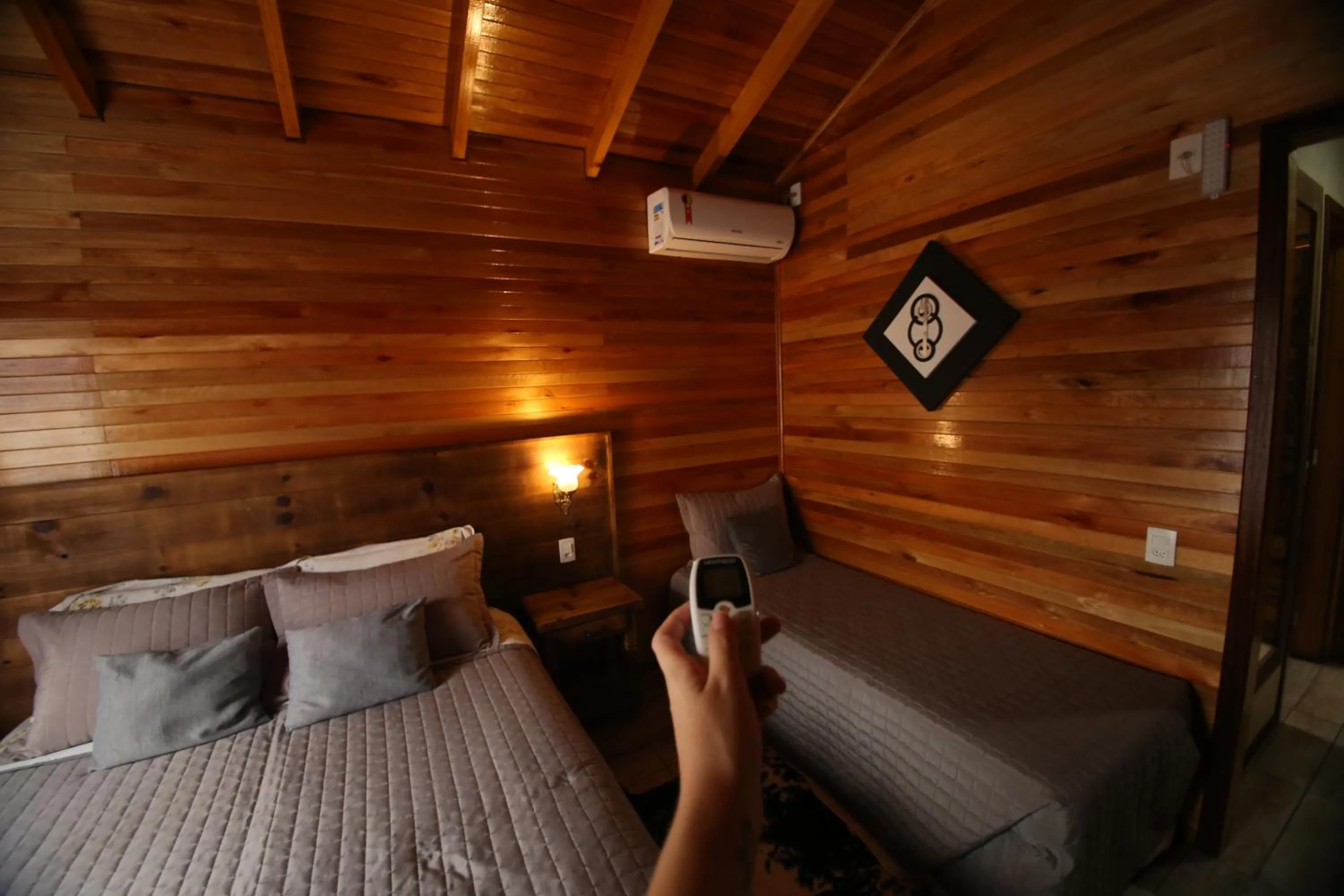 Bed in Pousada Vila dos Butias