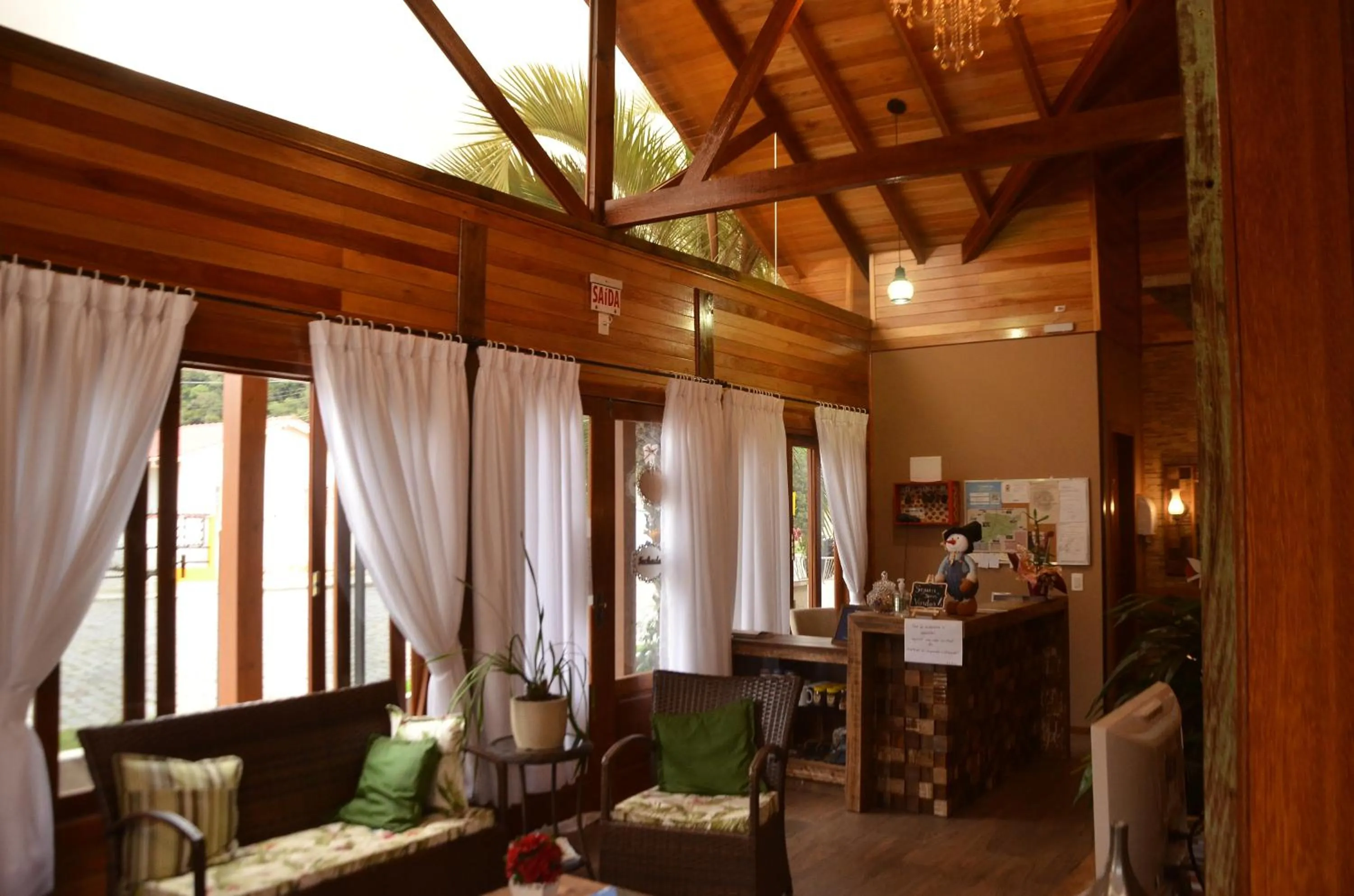 Living room in Pousada Vila dos Butias