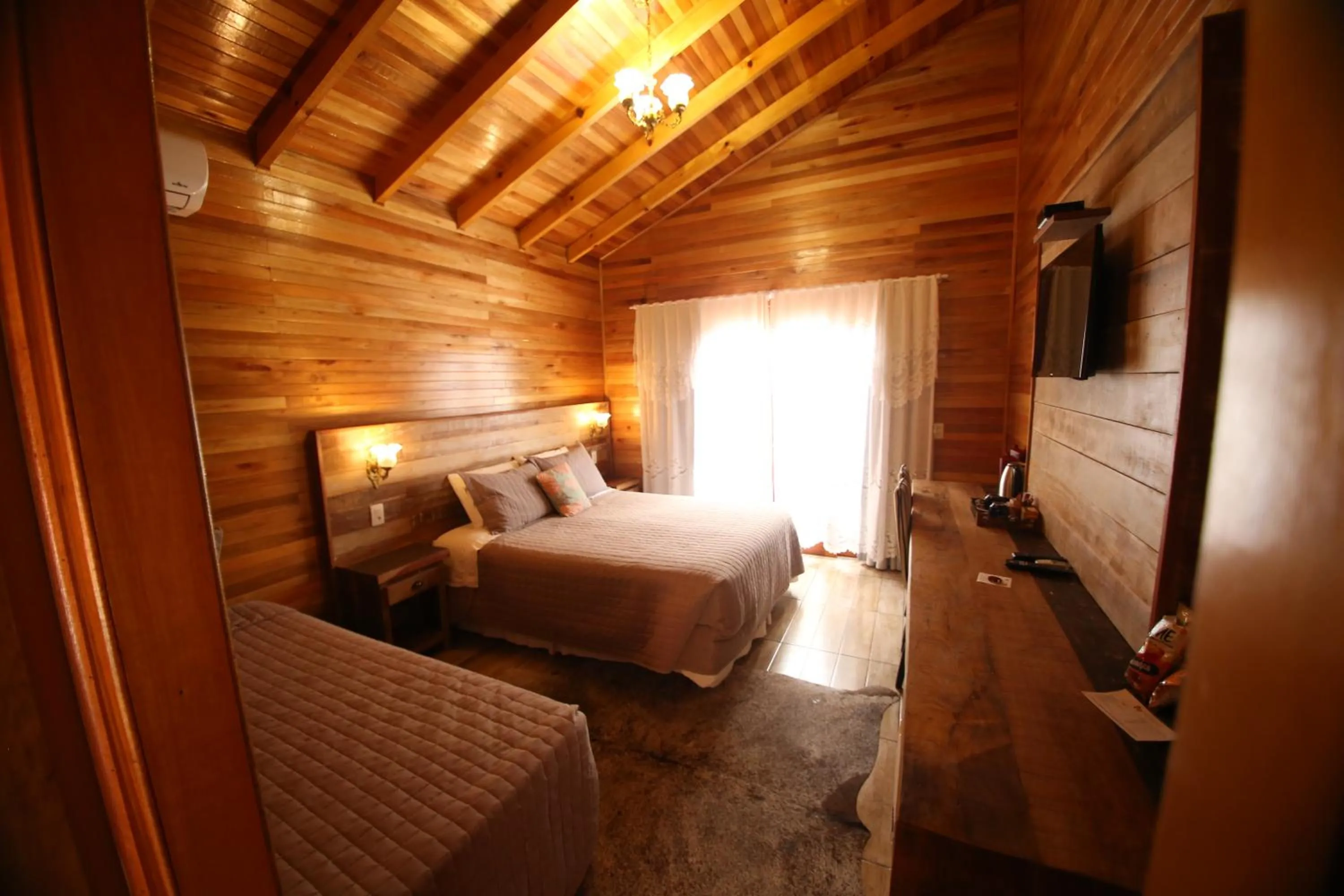 Bed in Pousada Vila dos Butias