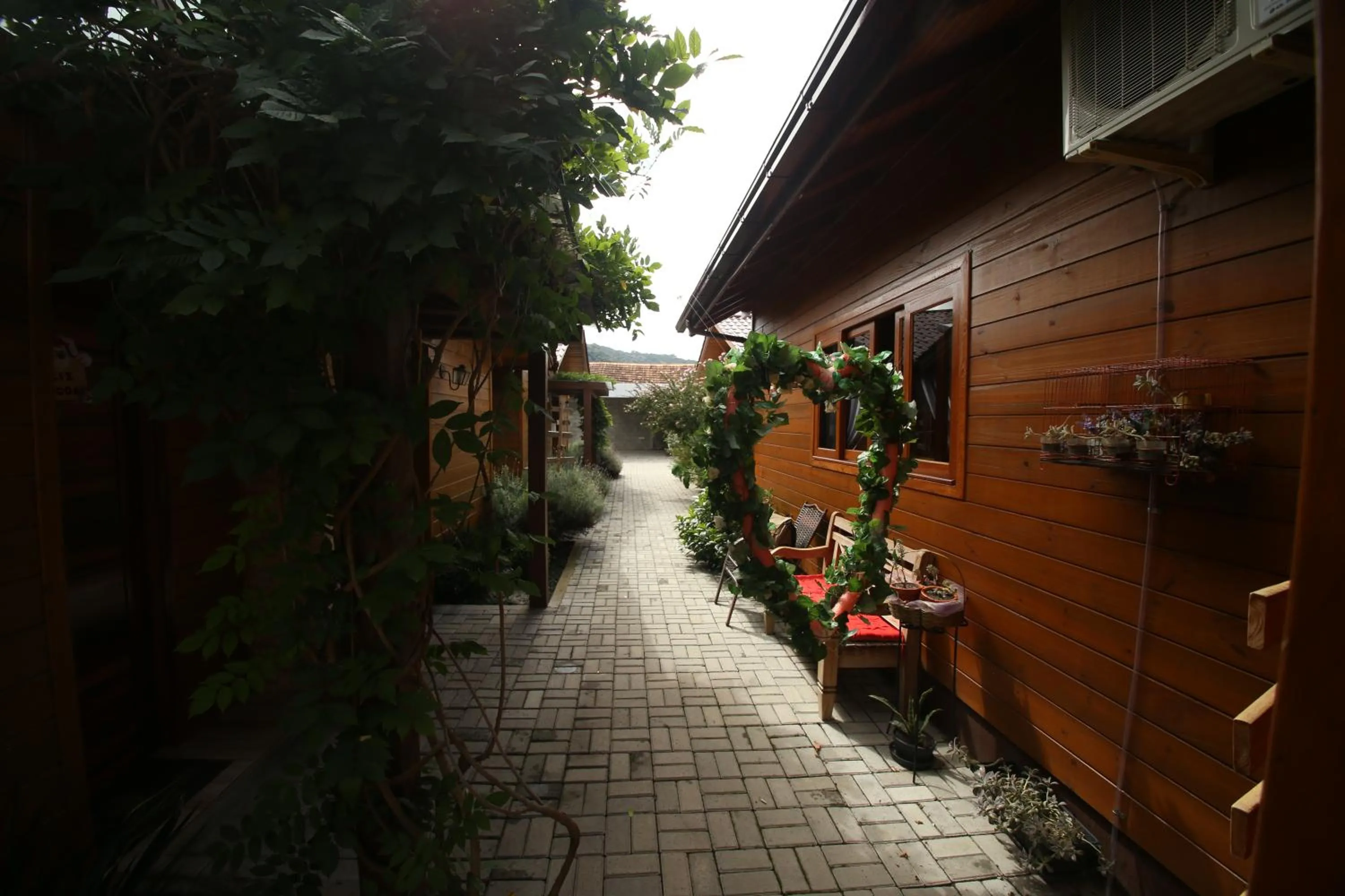 Garden view in Pousada Vila dos Butias