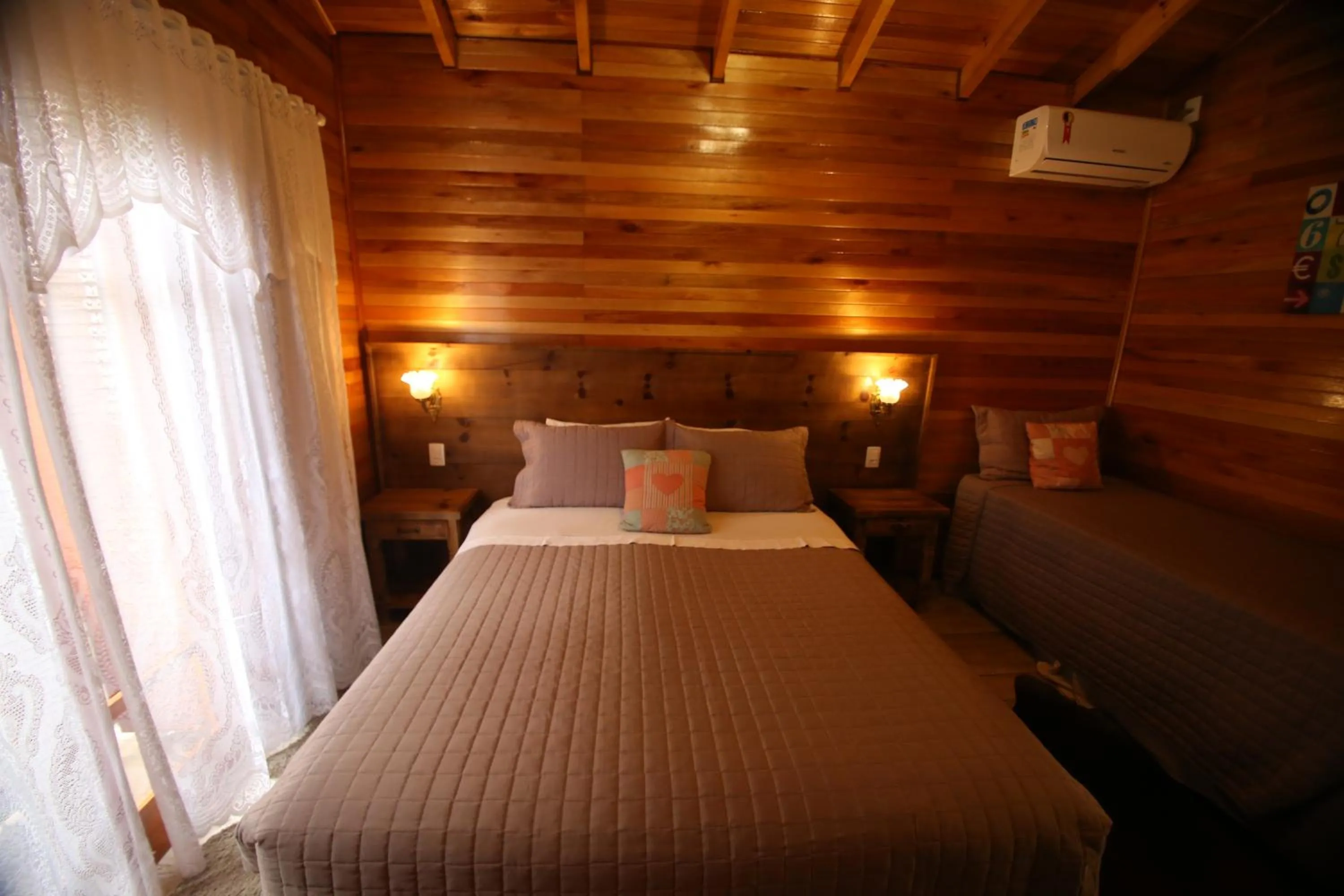 Bed in Pousada Vila dos Butias