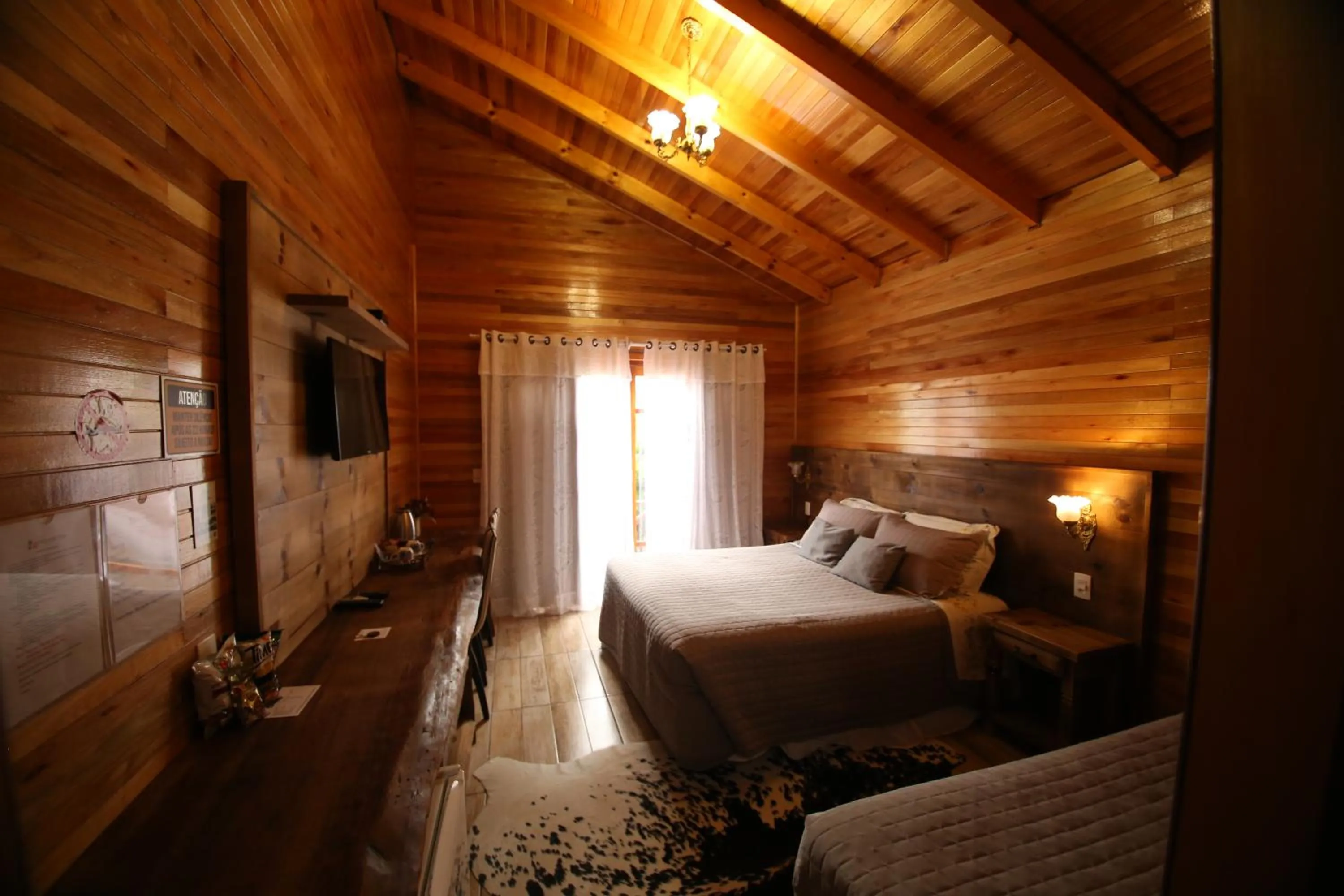 Bed in Pousada Vila dos Butias