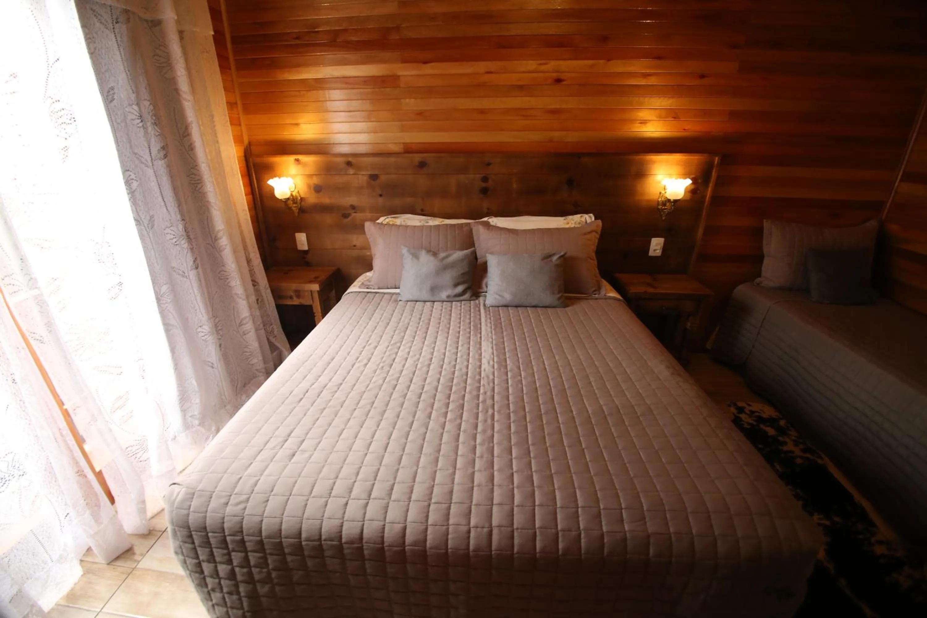 Bed in Pousada Vila dos Butias