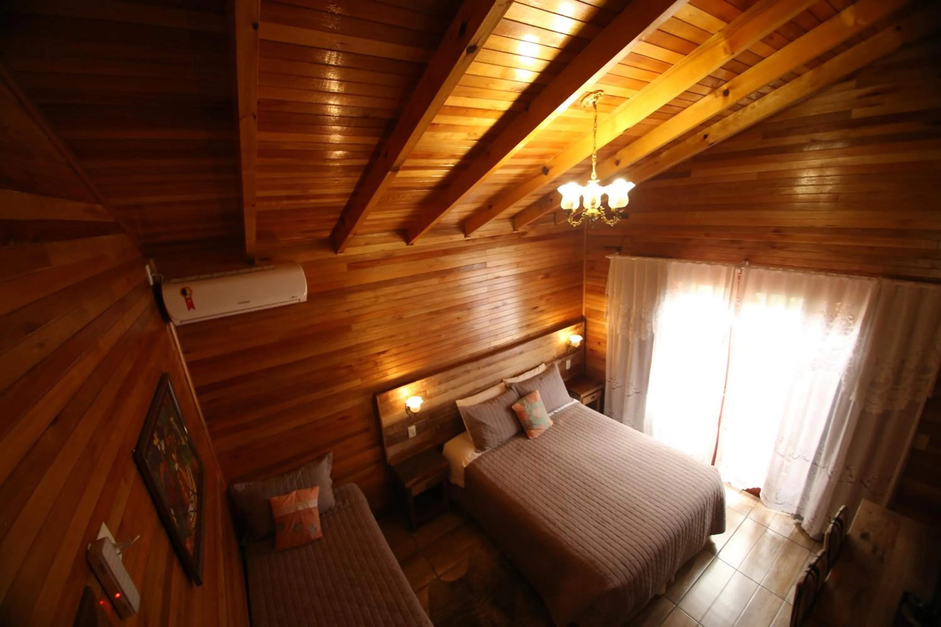 Bed in Pousada Vila dos Butias