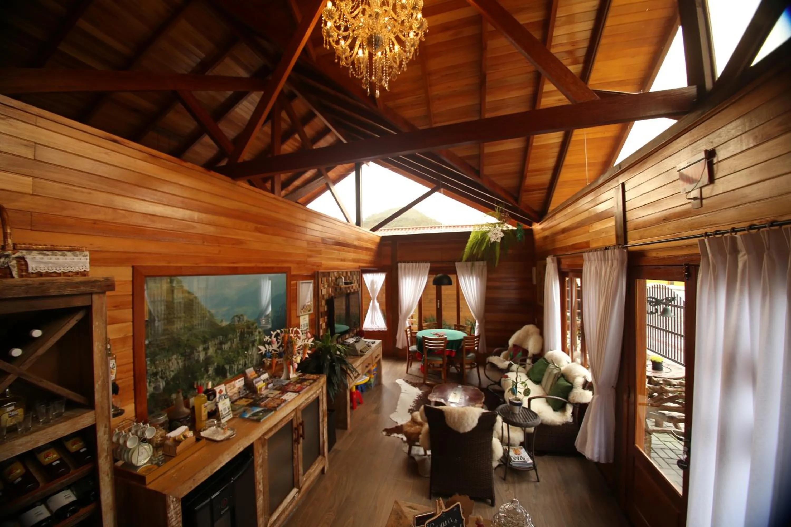 Living room in Pousada Vila dos Butias