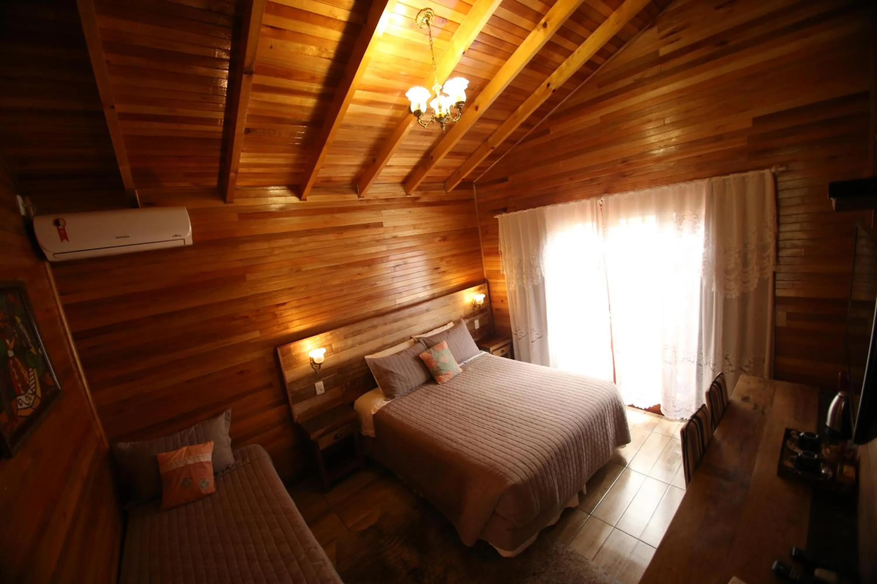 Bed in Pousada Vila dos Butias