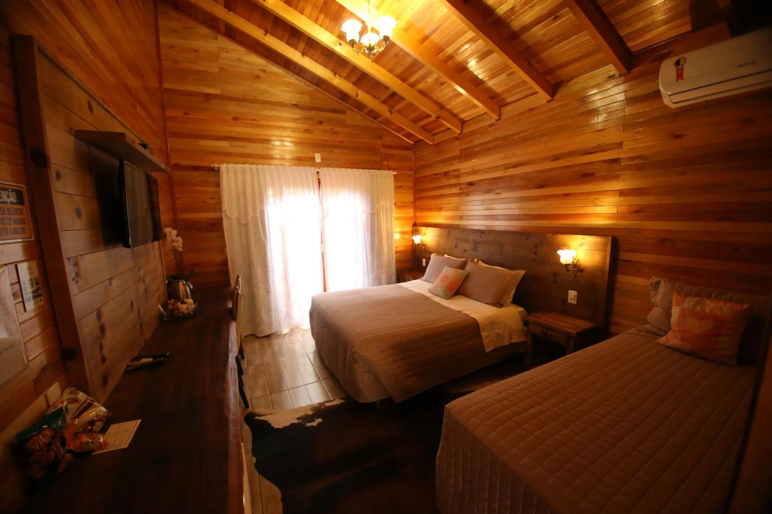 Bed in Pousada Vila dos Butias