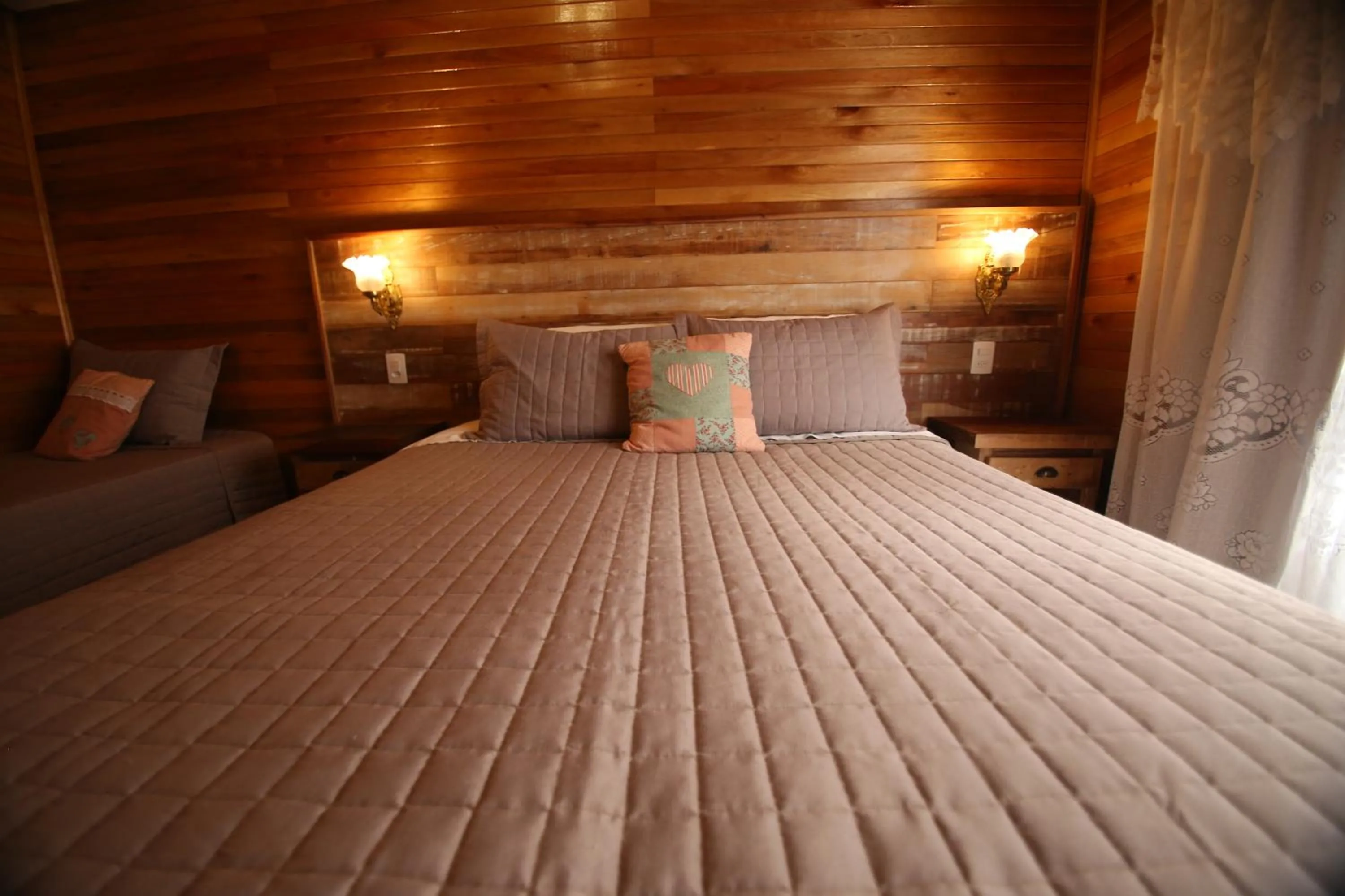Bed in Pousada Vila dos Butias