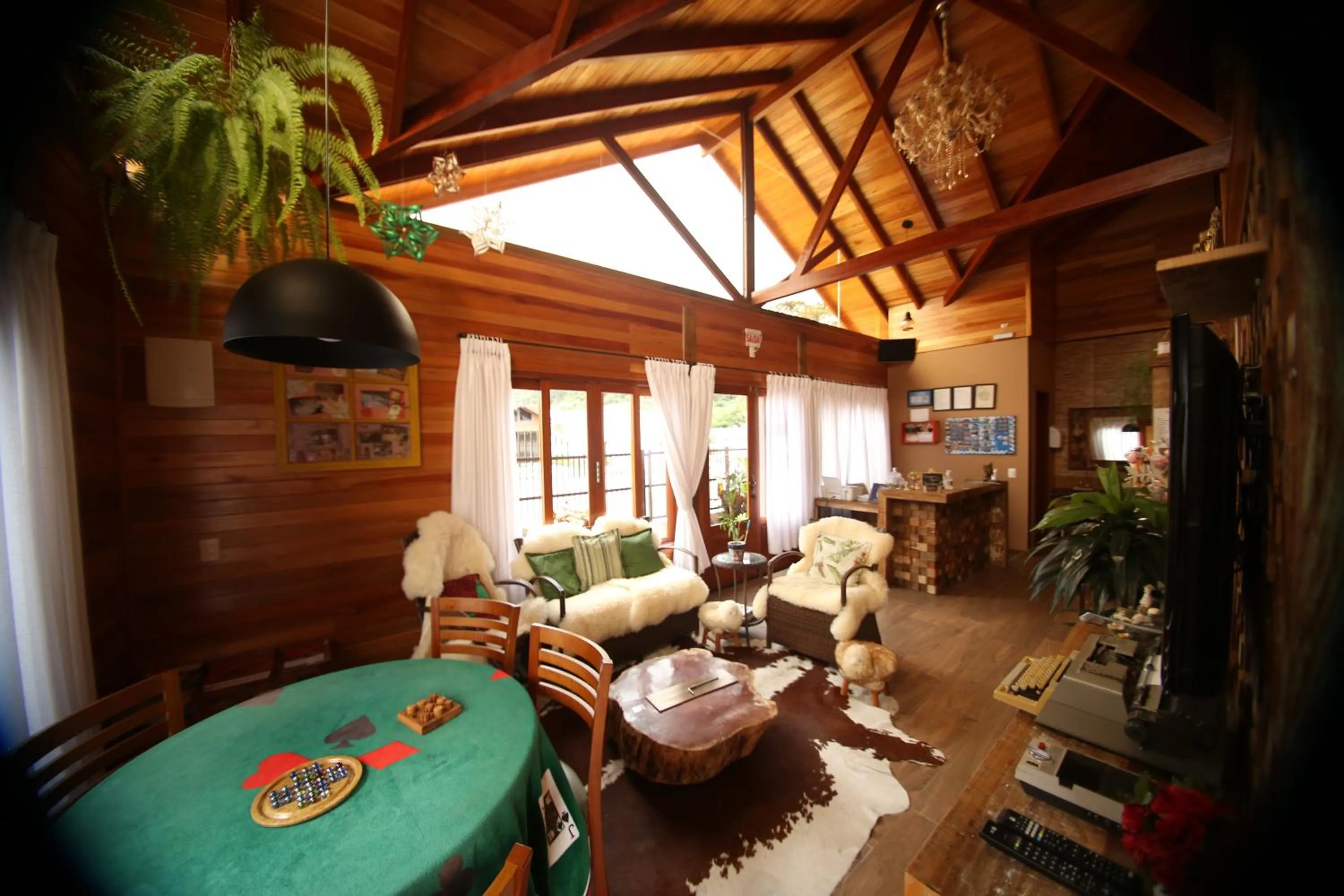 Lobby or reception in Pousada Vila dos Butias