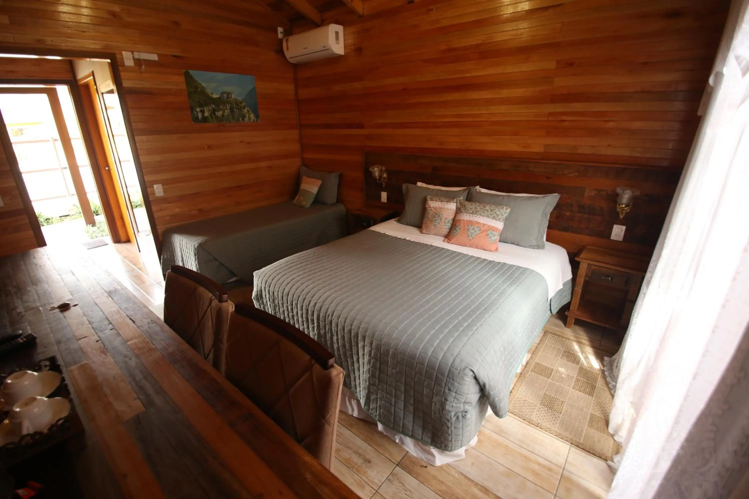 Bed in Pousada Vila dos Butias