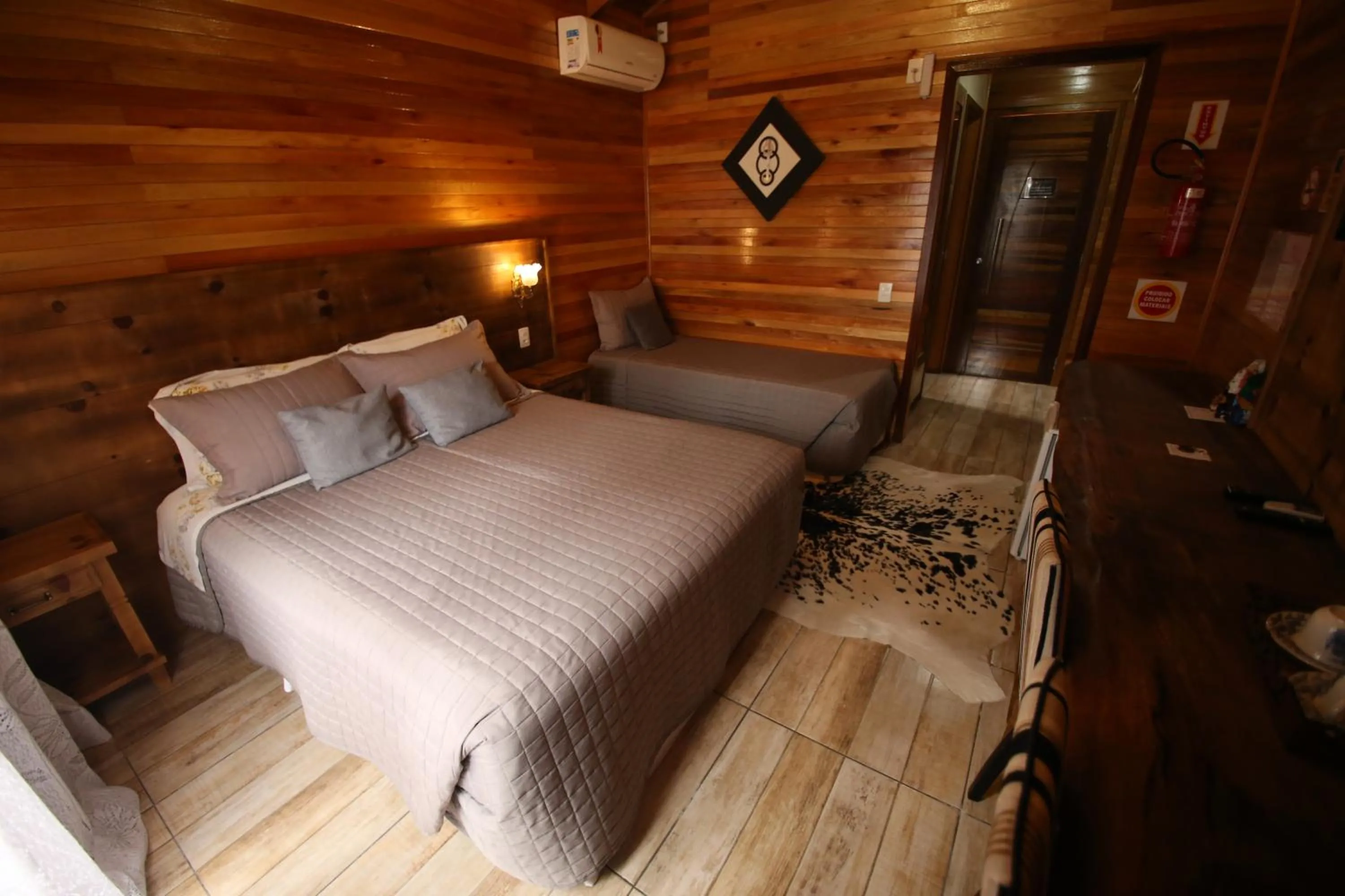 Bed in Pousada Vila dos Butias